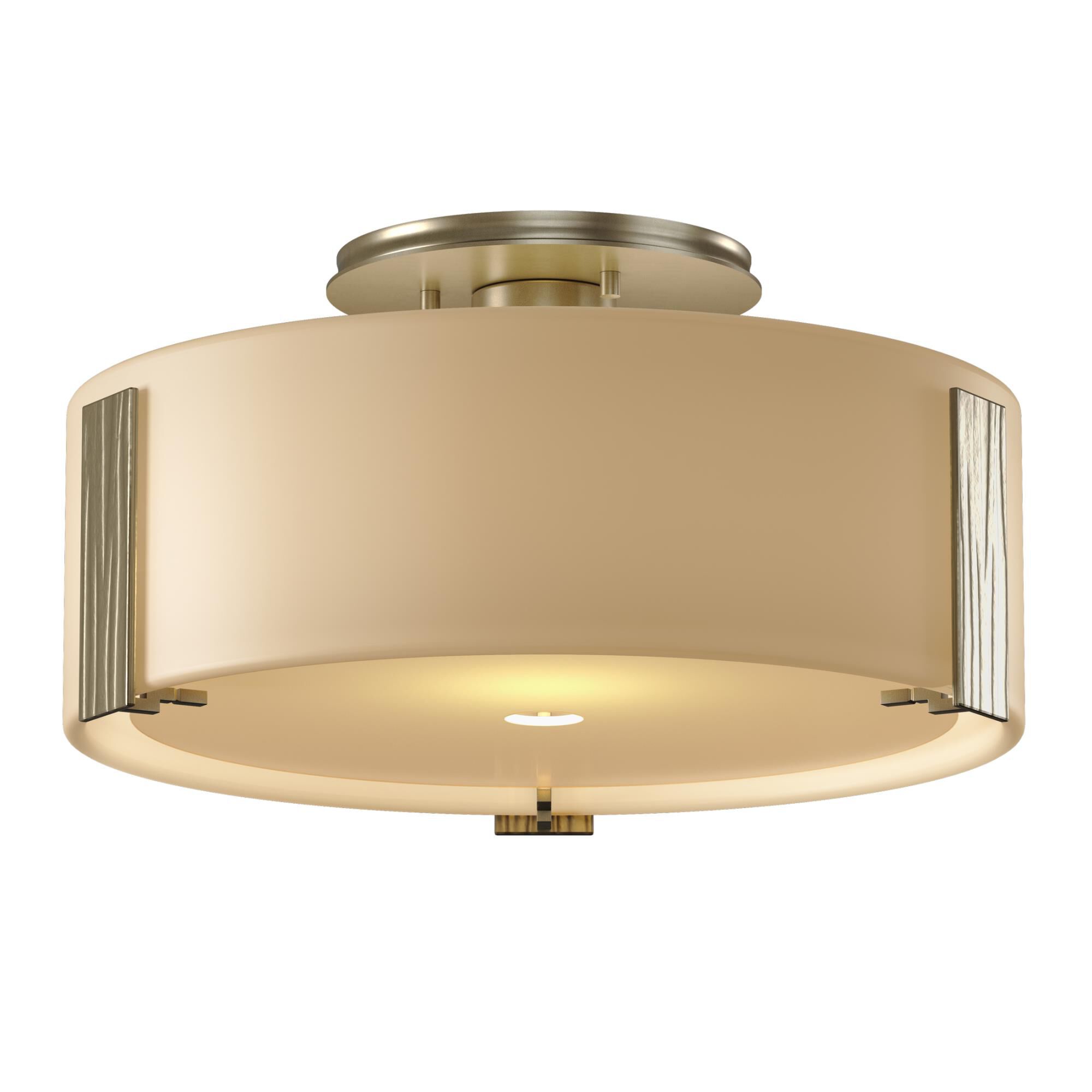 Impressions 11 Inch 1 Light Semi Flush Mount by Hubbardton Forge