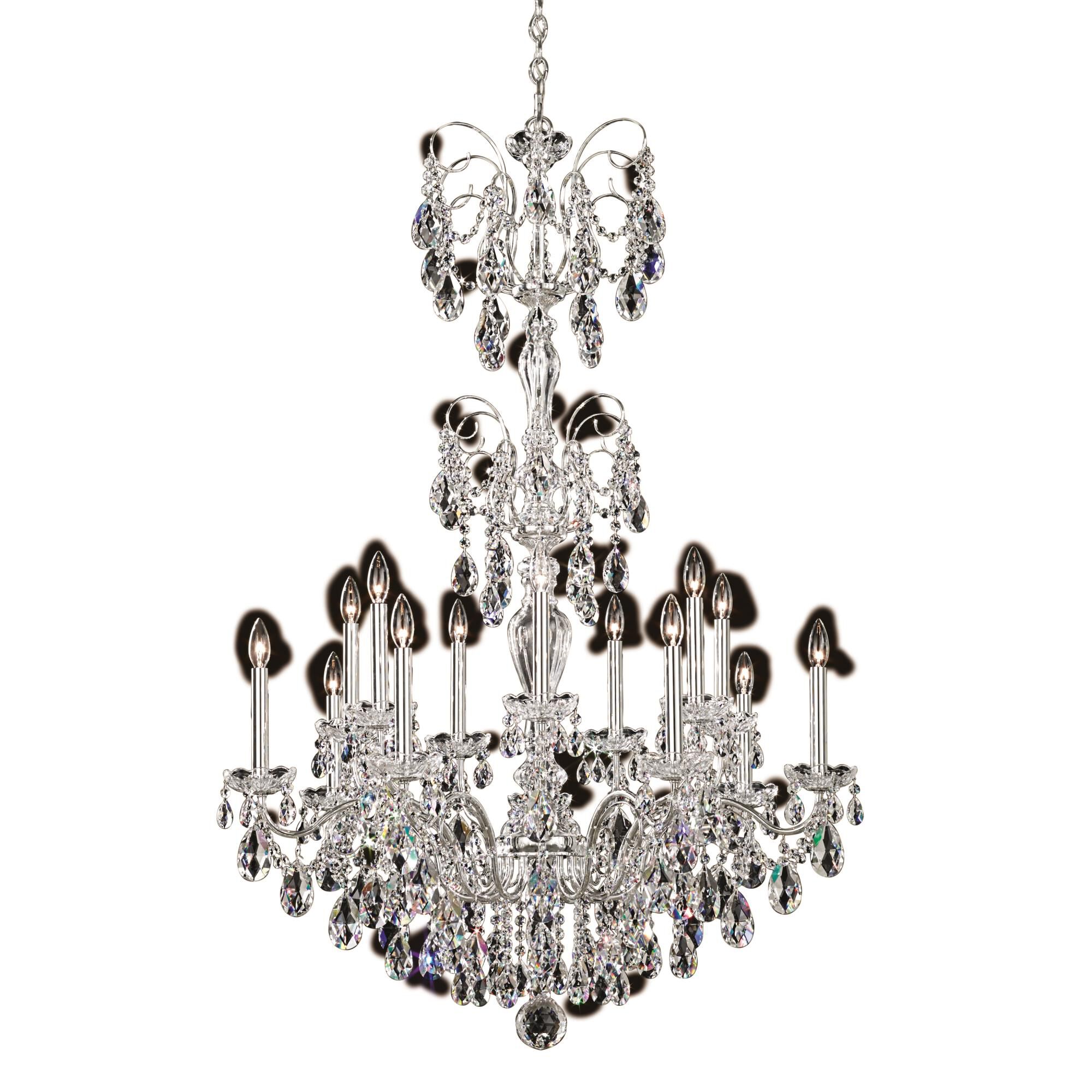 Sonatina 35 Inch 14 Light Chandelier by Schonbek