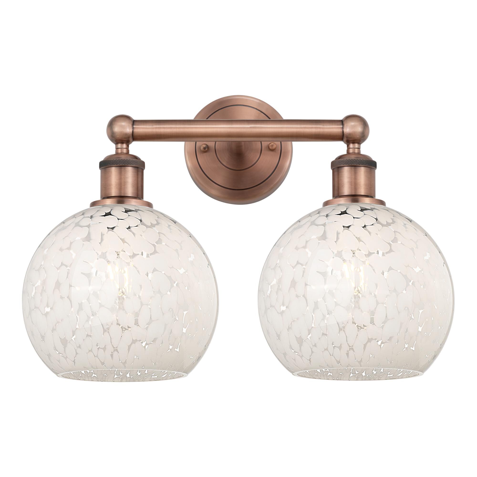 Bruno Marashlian White Mouchette 17 Inch Bath Vanity Light by Innovations Lighting