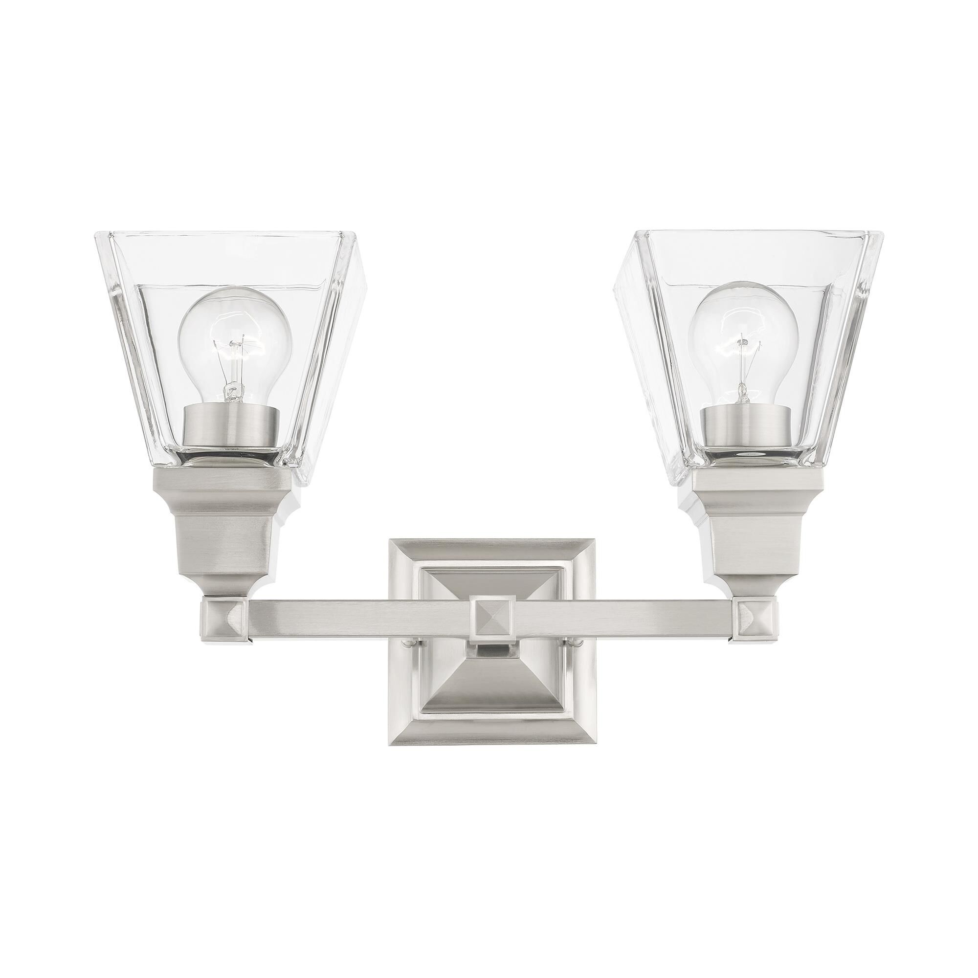 Mission 15 Inch 2 Light Bath Vanity Light by Livex Lighting