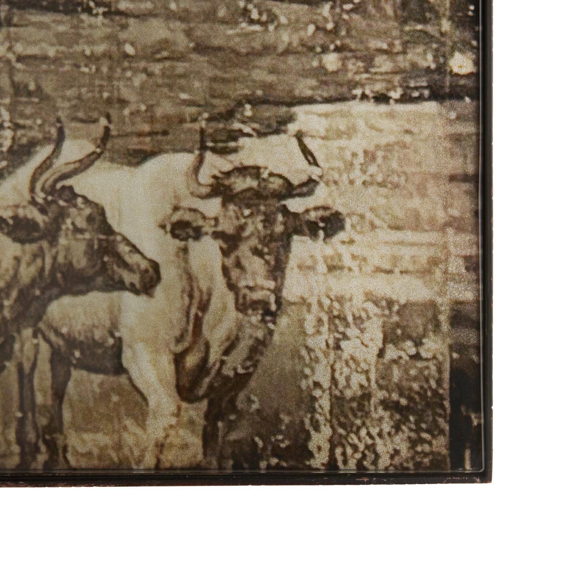 Shown in Bronze and Screen-Printed Landscape finish
