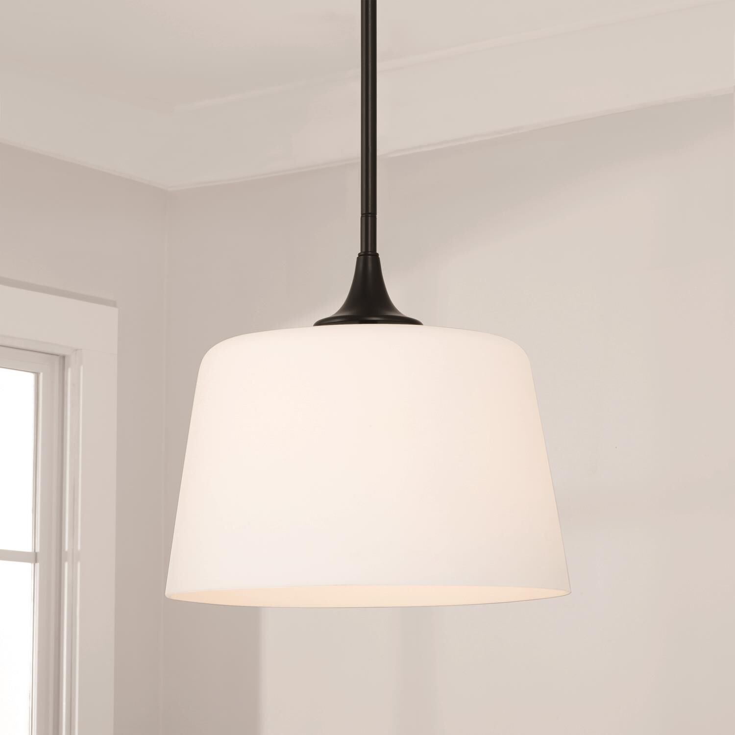 Presley 11 Inch 1 Light Semi Flush Mount by Homeplace by Capital Lighting Fixture Company