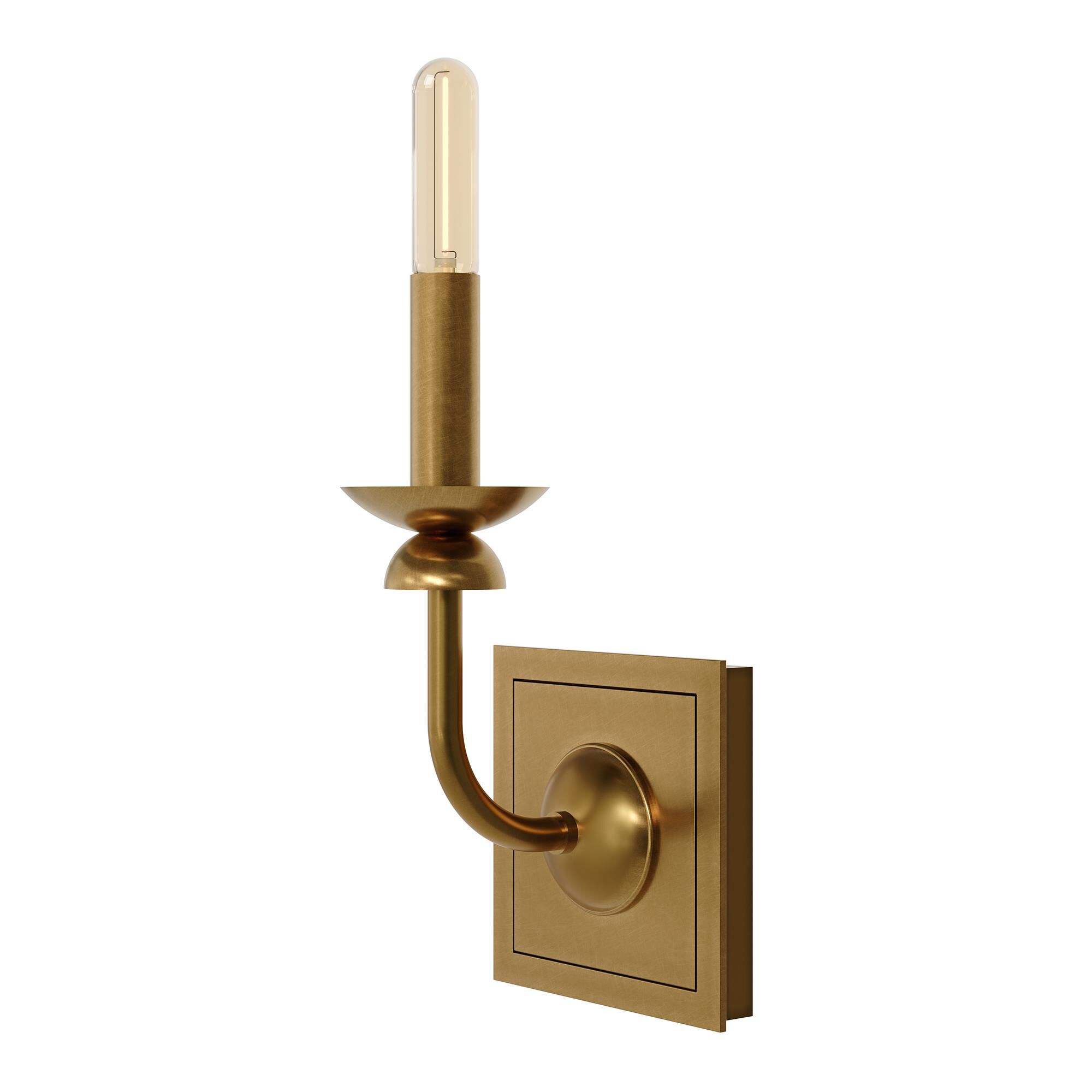 Shown in Gold finish and White shade
