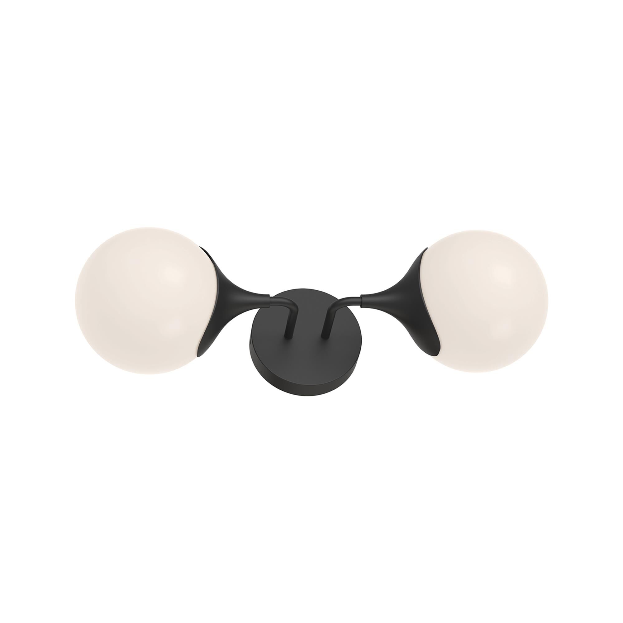 Shown in Matte Black finish and Opal Matte glass