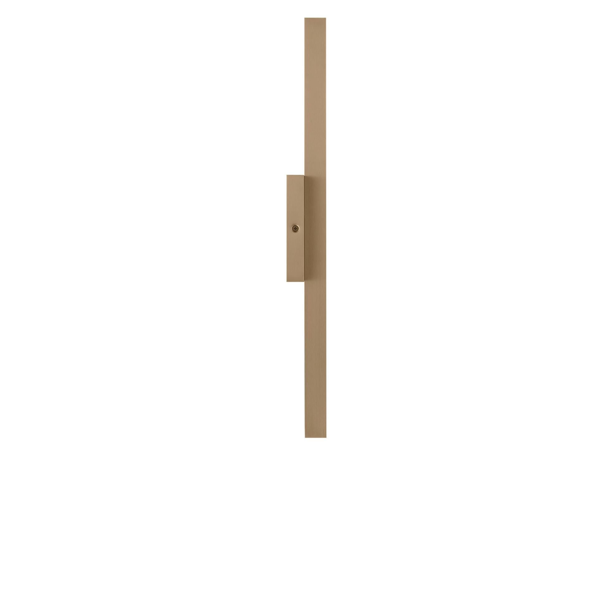 Shown in Satin Brass finish and White Polycarbonate shade