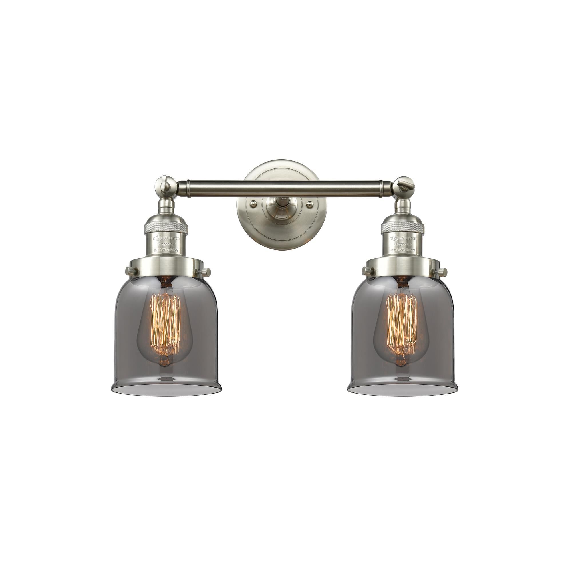 Bruno Marashlian Small Bell 16 Inch 2 Light Bath Vanity Light by Innovations Lighting
