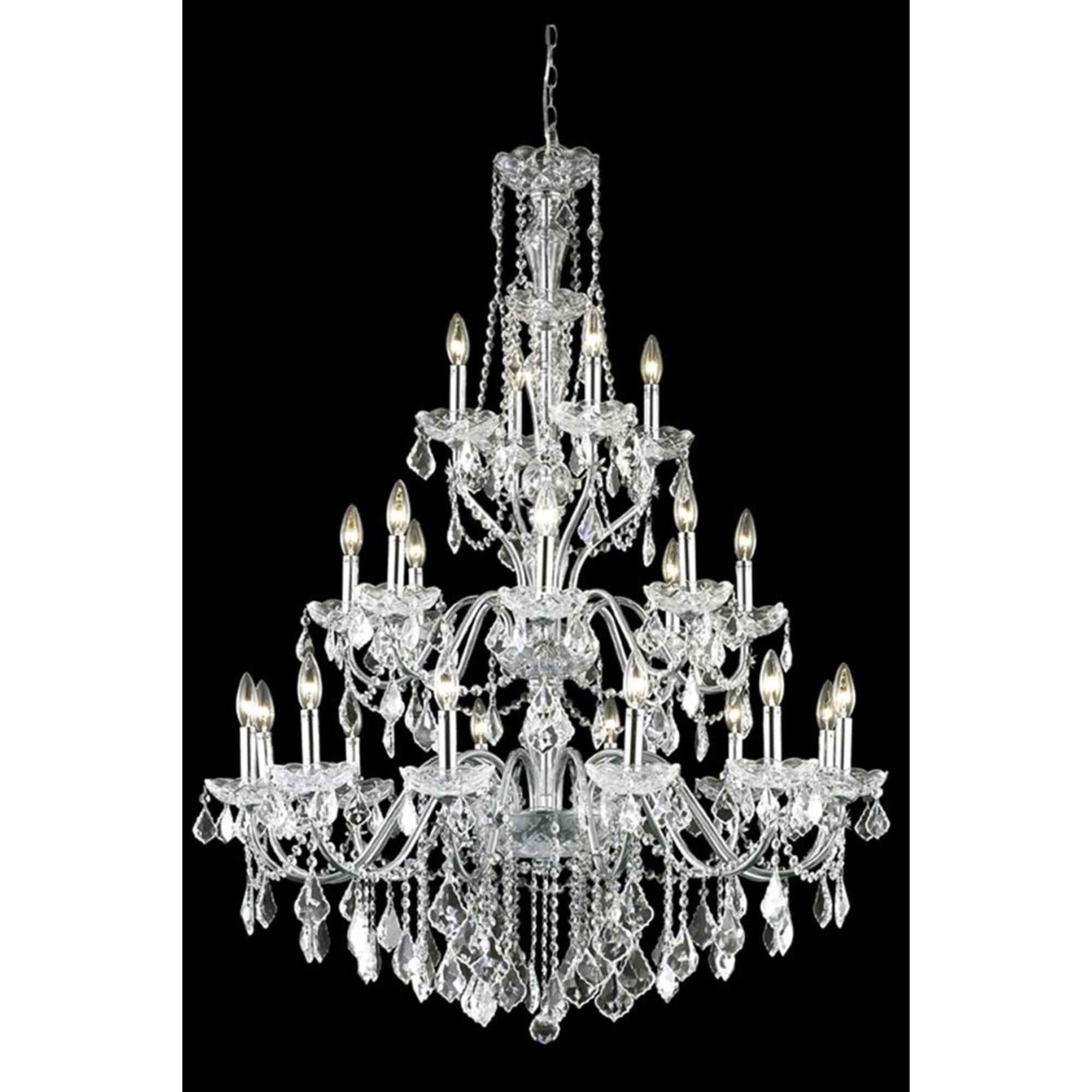 St. Francis 36 Inch 24 Light Chandelier by Elegant Lighting