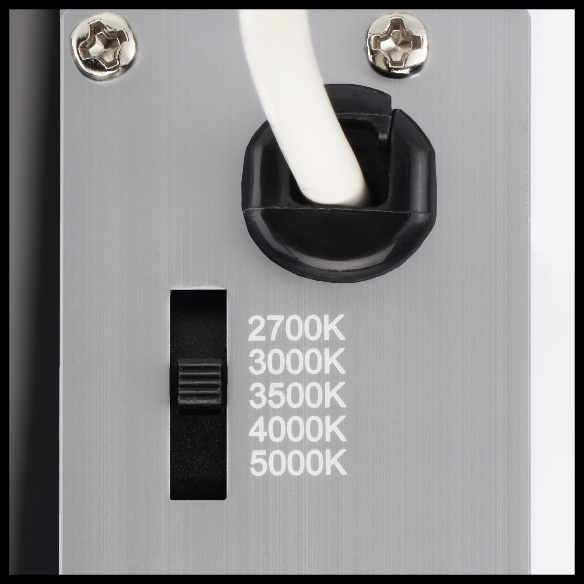 Shown in White finish