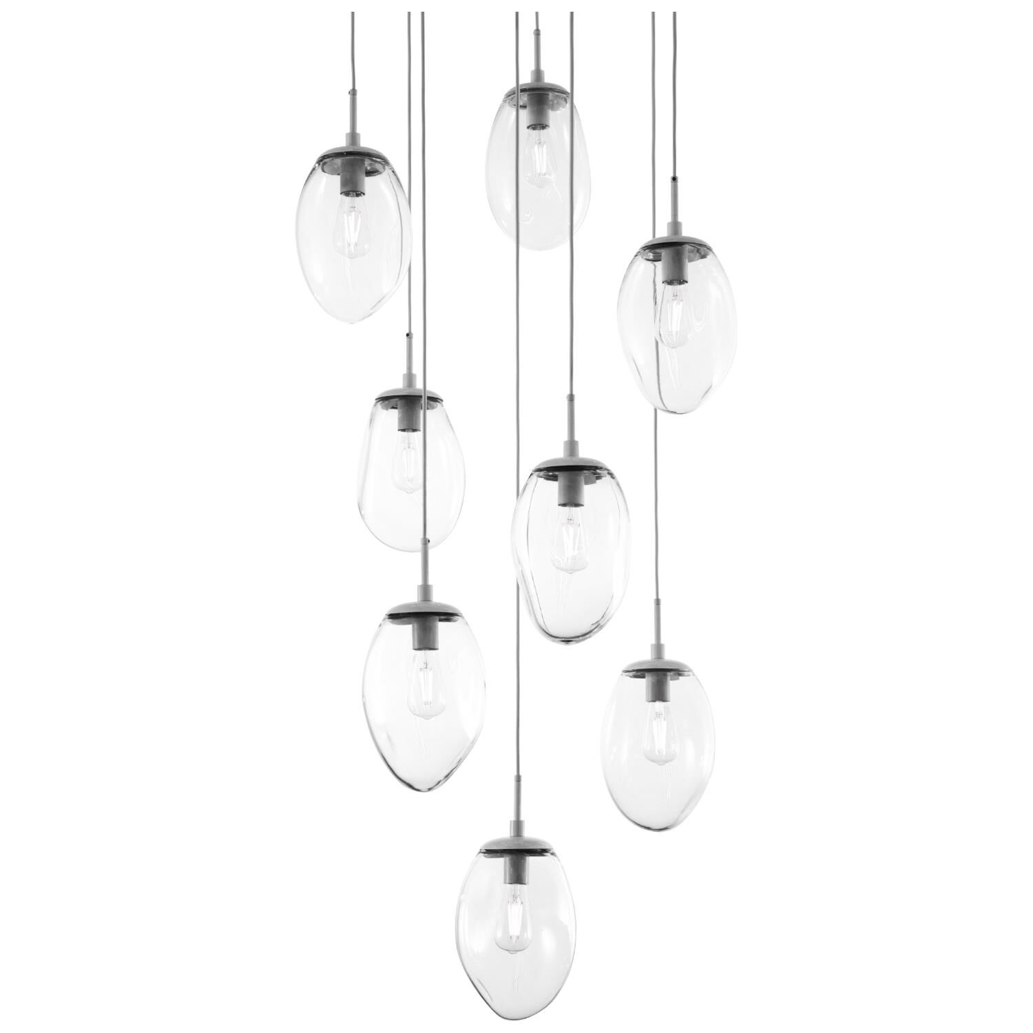 Levi Wilson Nebula 29 Inch 8 Light Multi Light Pendant by Hammerton Studio