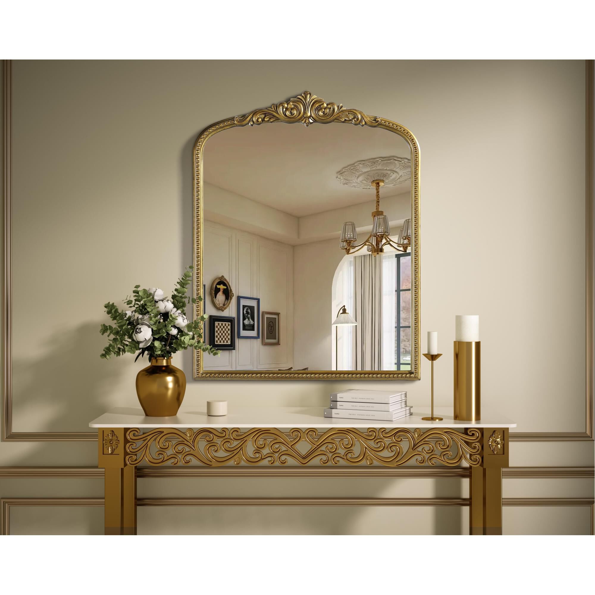 Naomi 42 Inch Decorative Mirror by Elegant Decor
