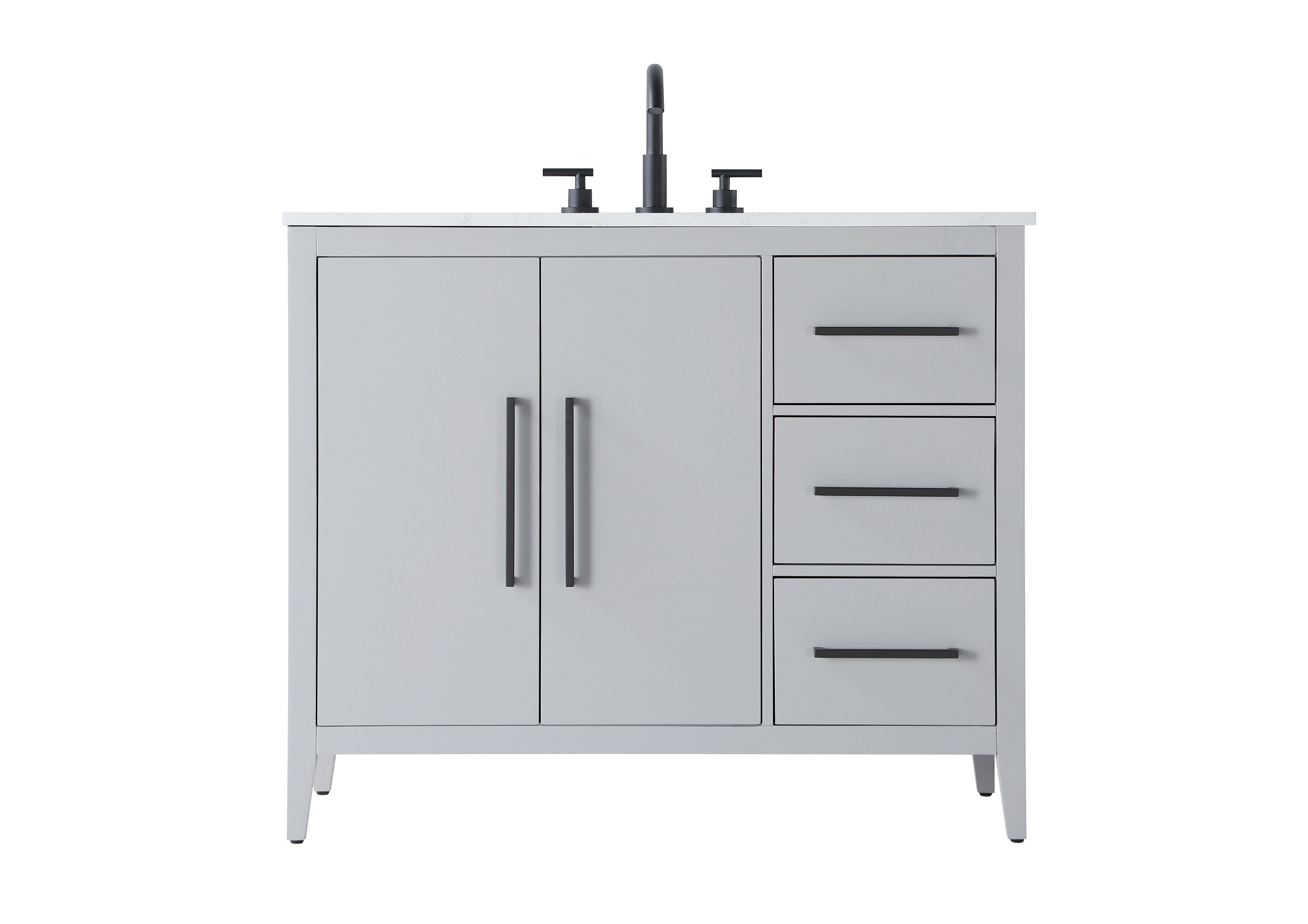Shown in Grey finish