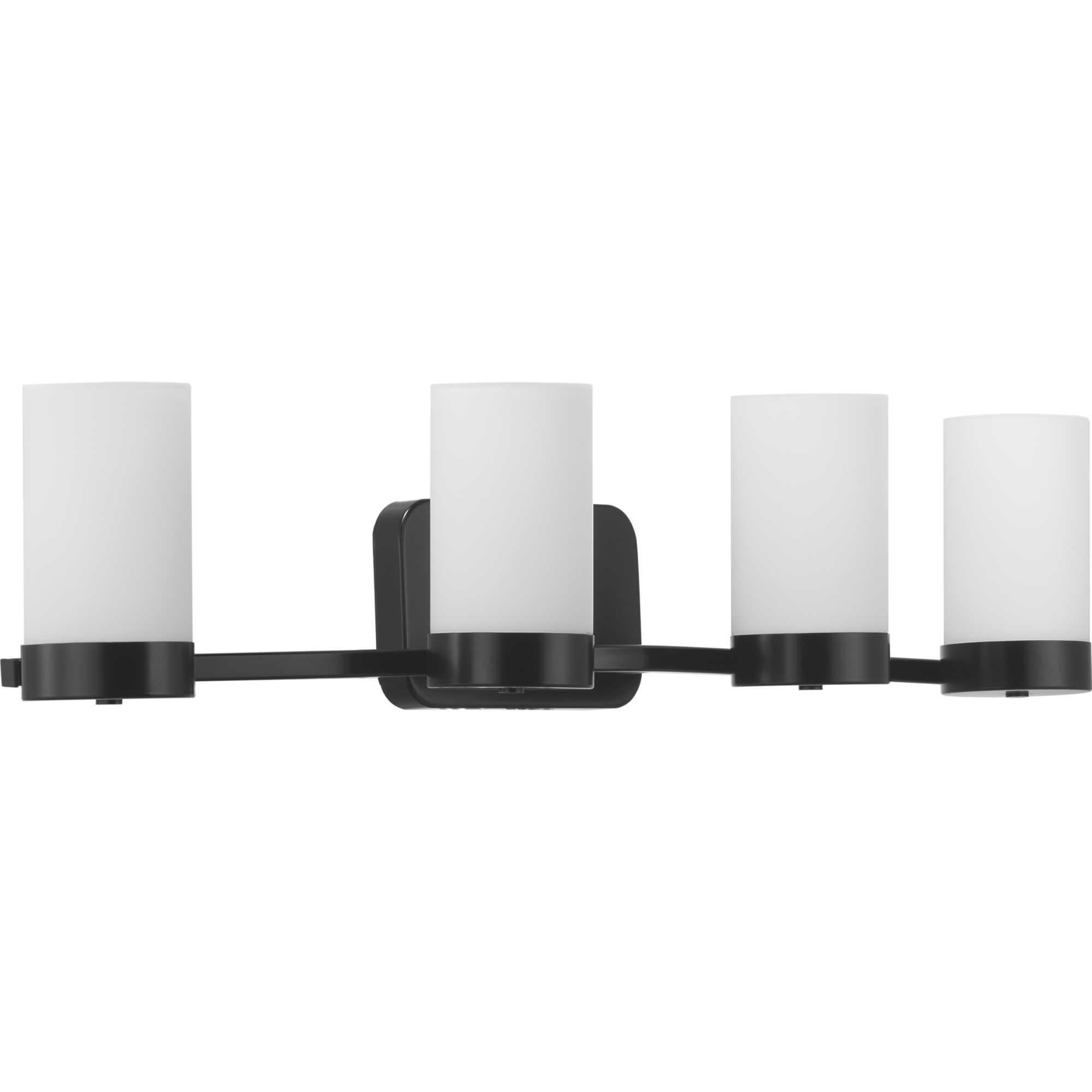 Shown in Black finish and Etched White glass