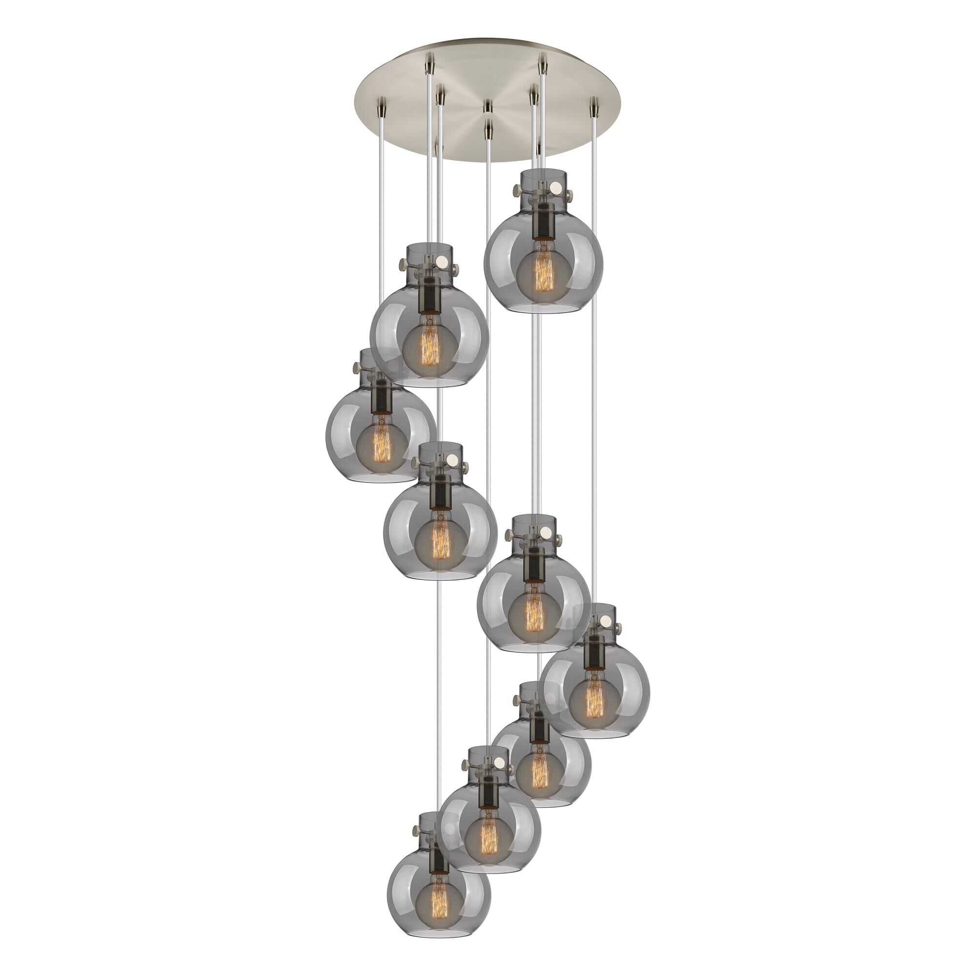 Bruno Marashlian Newton Sphere 22 Inch 9 Light Multi Light Pendant by Innovations Lighting