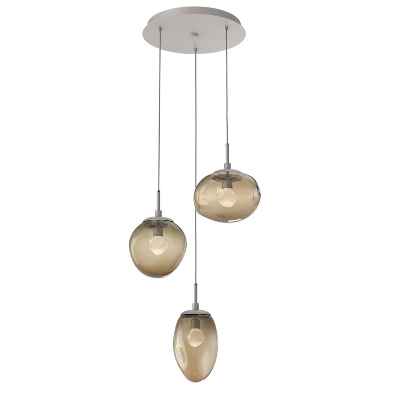 Cosmos 22 Inch 3 Light Multi Light Pendant by Hammerton Studio