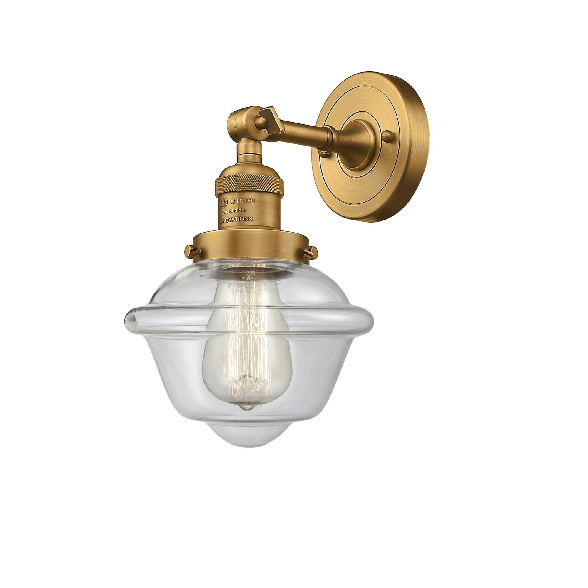 Bruno Marashlian Small Oxford 7 Inch 1 Light Semi Flush Mount by Innovations Lighting