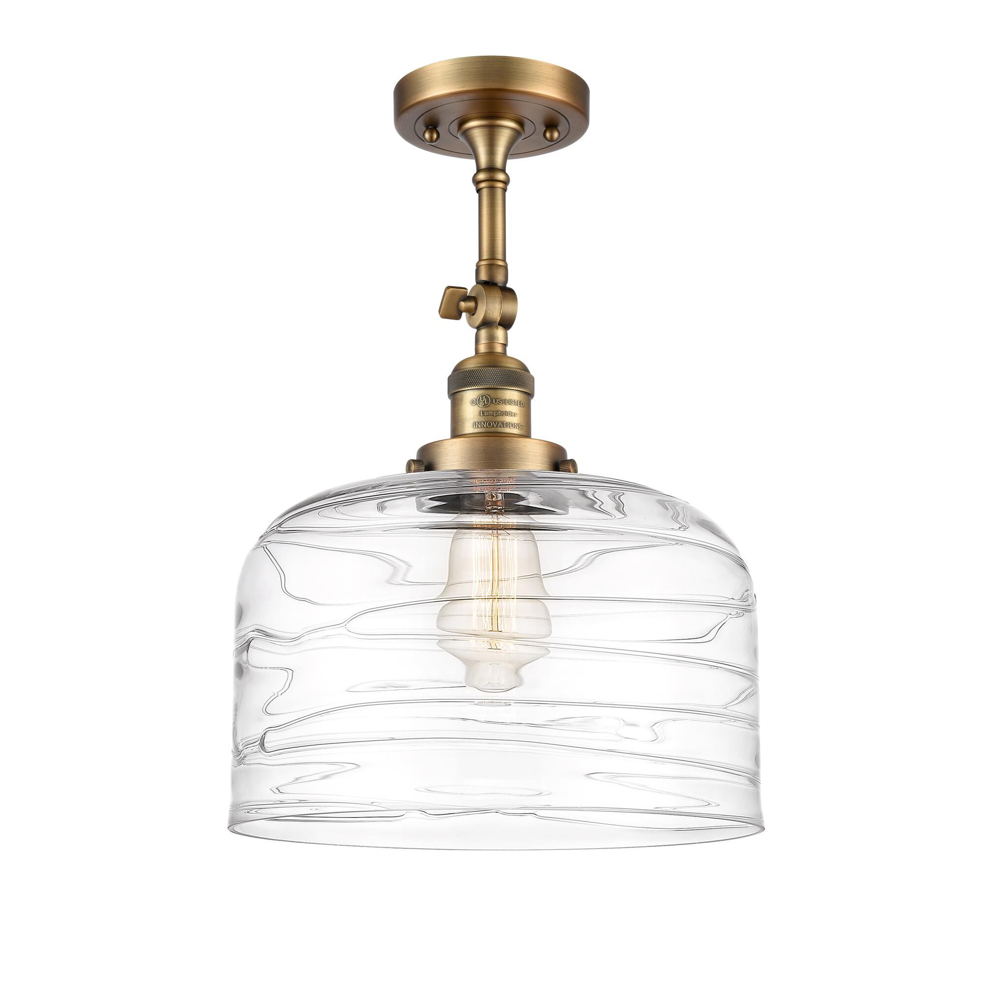 Bruno Marashlian Bell 12 Inch 1 Light Semi Flush Mount by Innovations Lighting