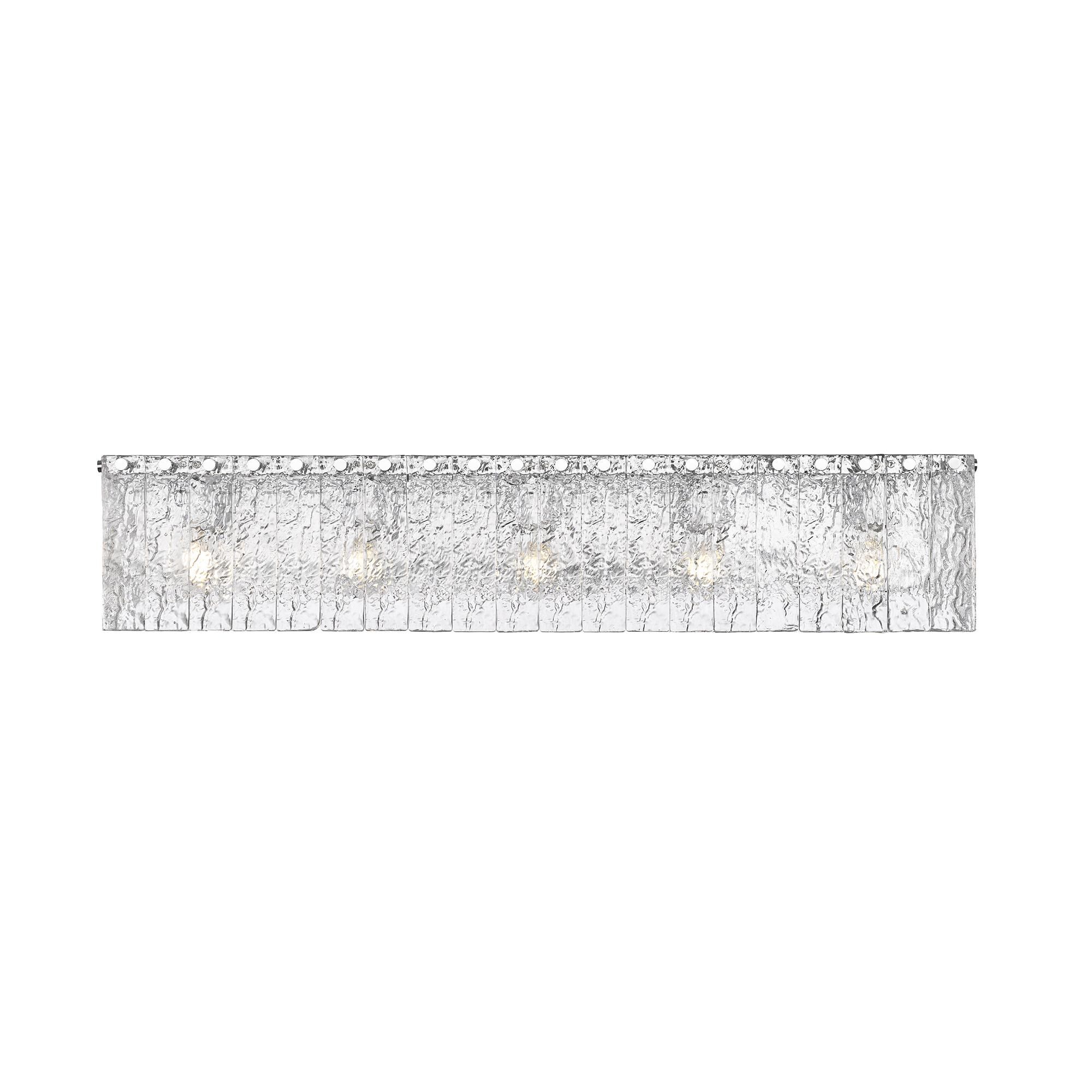 Shown in Chrome finish and Clear glass and Clear shade