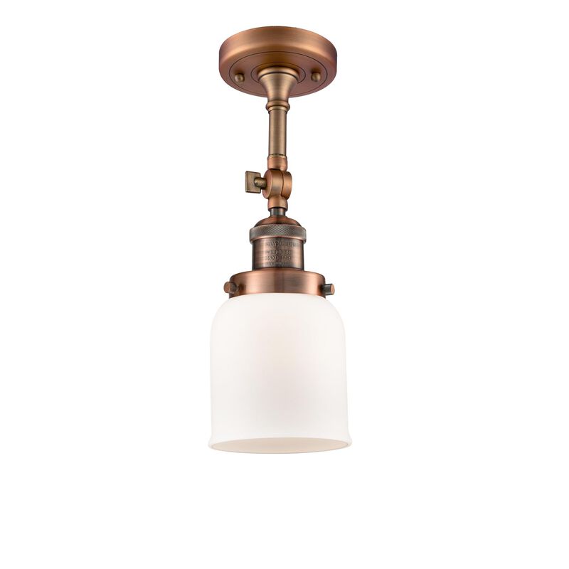Bruno Marashlian Small Bell 5 Inch 1 Light Semi Flush Mount by Innovations Lighting