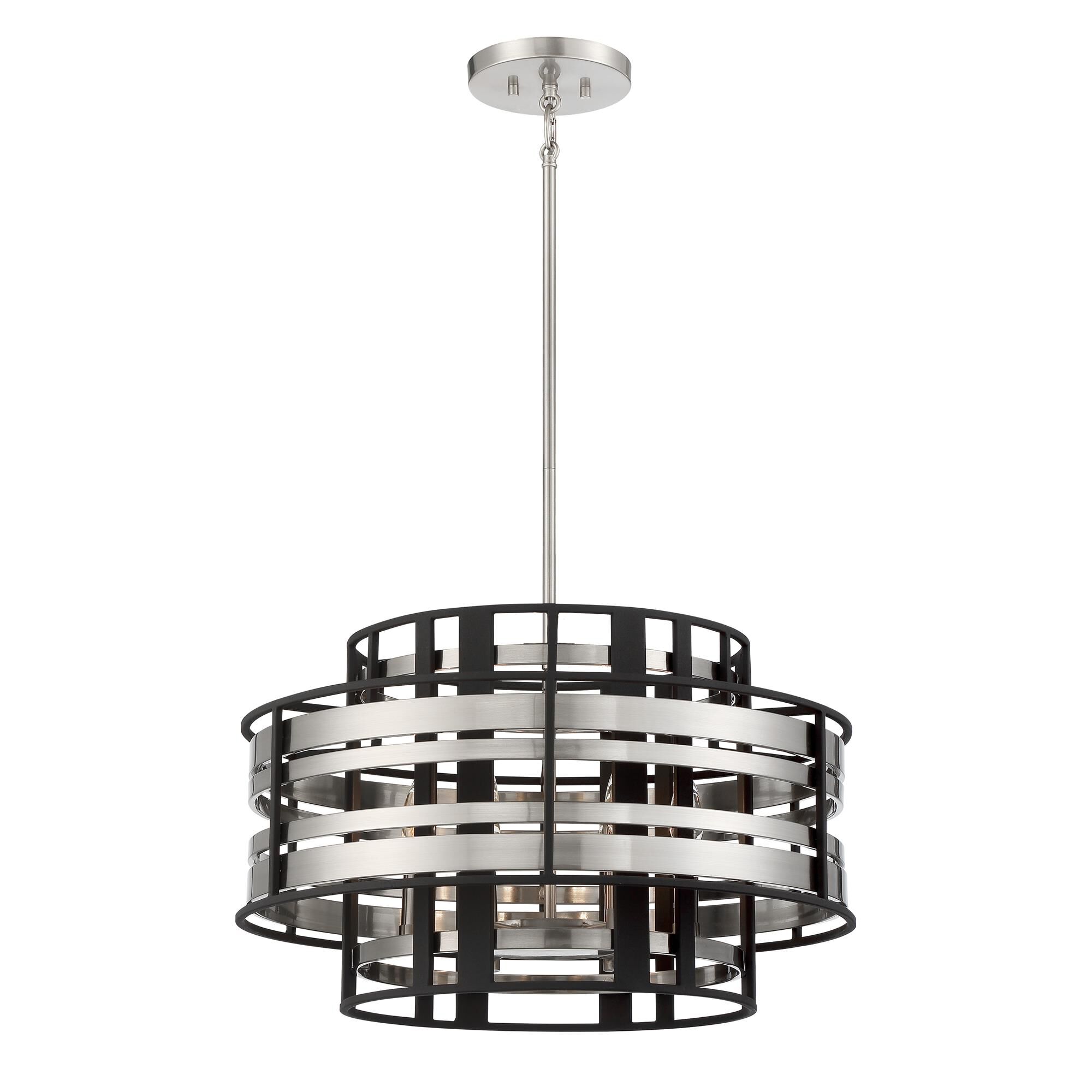 Shown in Brushed Nickel With Sand Coal Finish finish