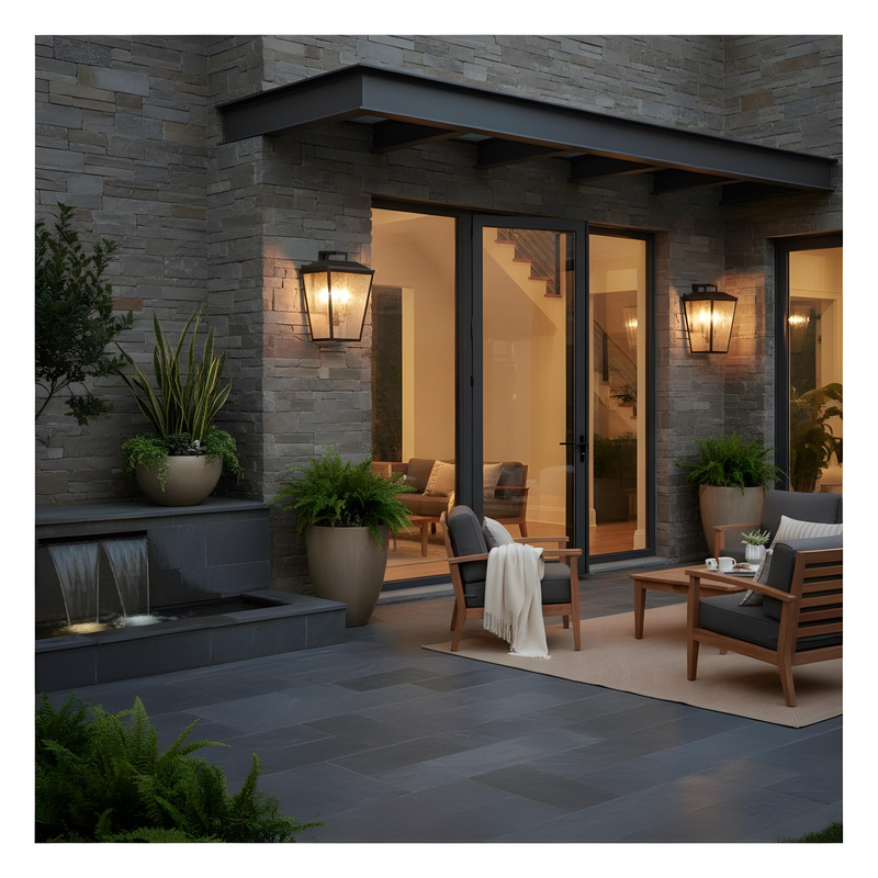 Drew & Jonathan Kennewick 14 Inch Outdoor Wall Light by Visual Comfort Studio