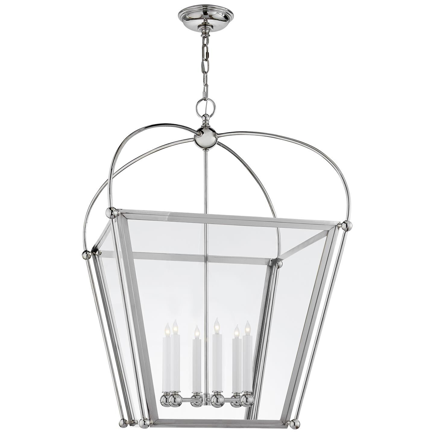 Chapman & Myers Plantation 28 Inch Cage Pendant by Visual Comfort Signature Collection