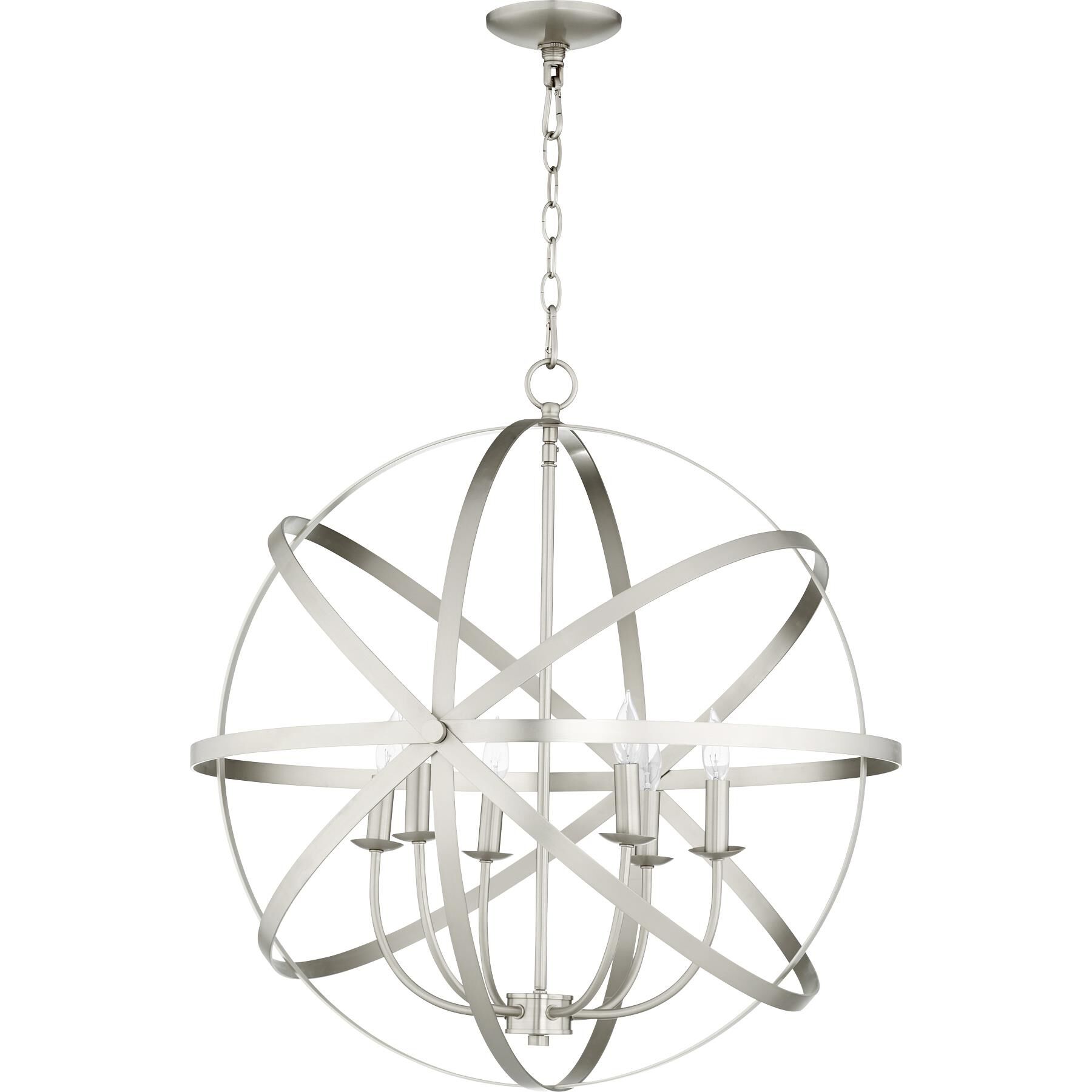 Celeste 26 Inch 6 Light Chandelier by Quorum International