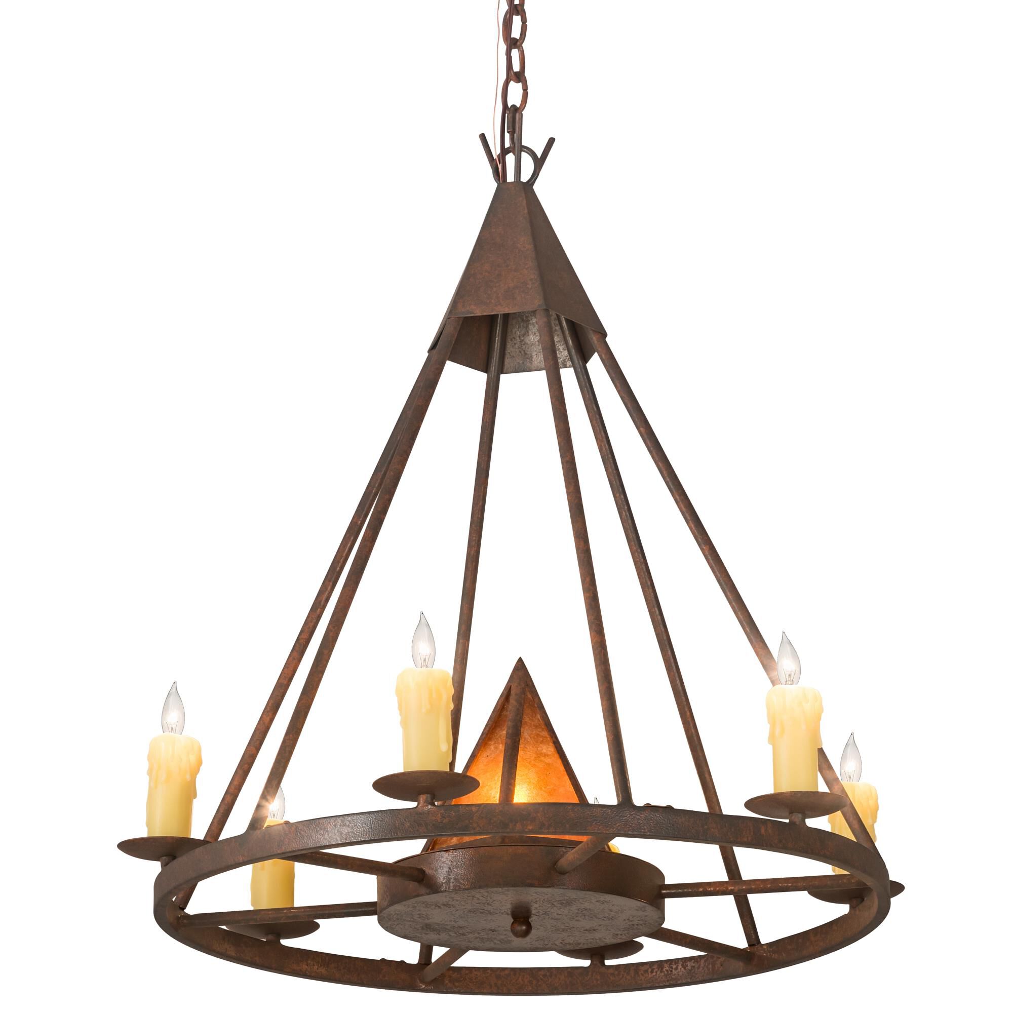 Shown in Rust Finish finish