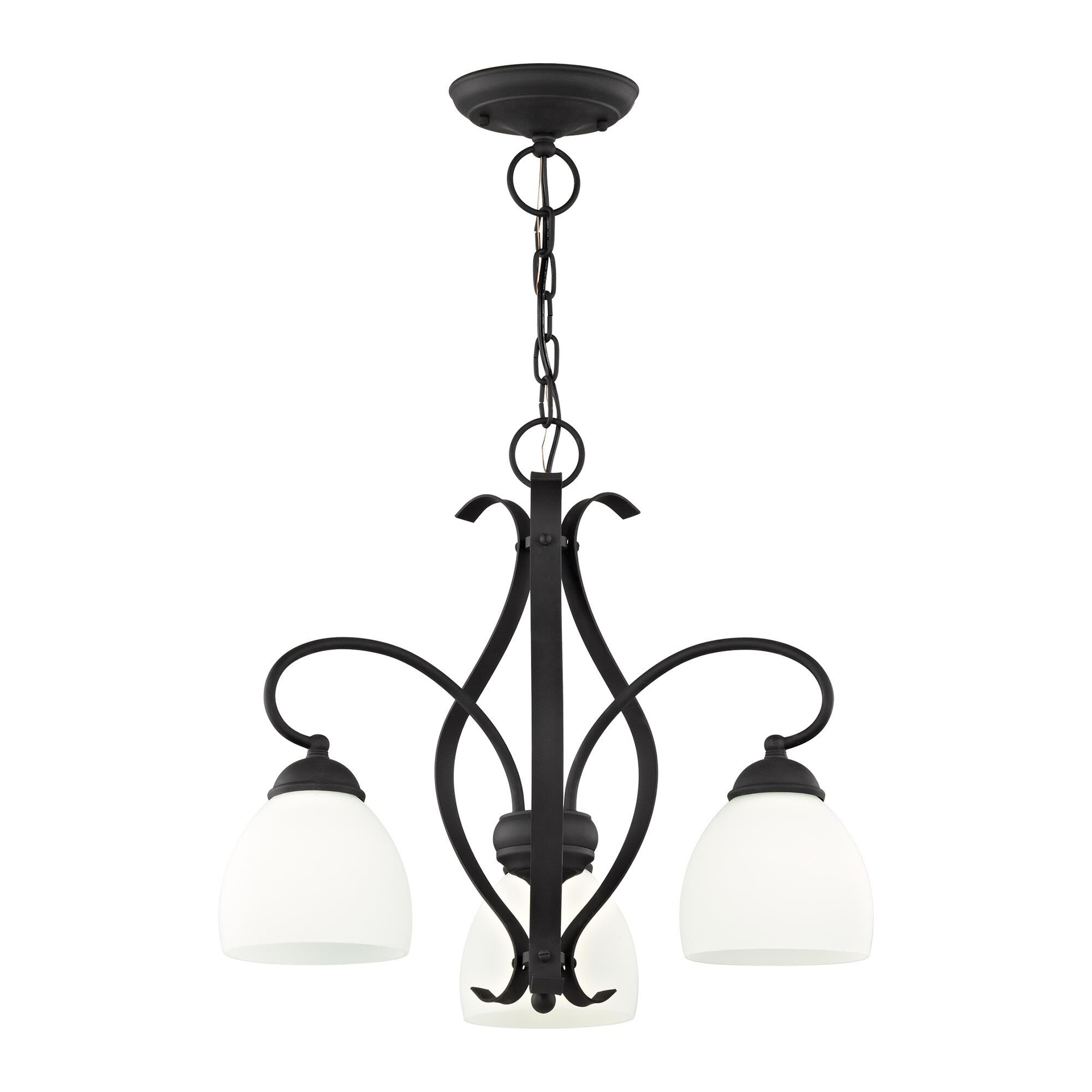 Brookside 20 Inch 3 Light Mini Chandelier by Livex Lighting