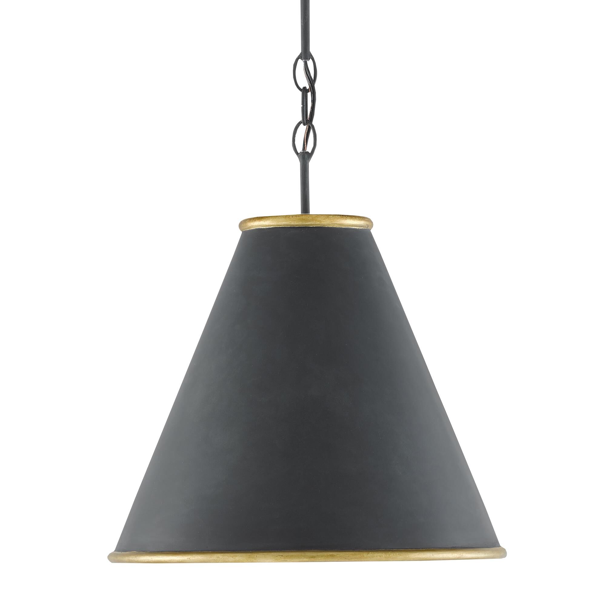 Shown in Antique Black/Contemporary Gold Leaf/Painted Gold finish