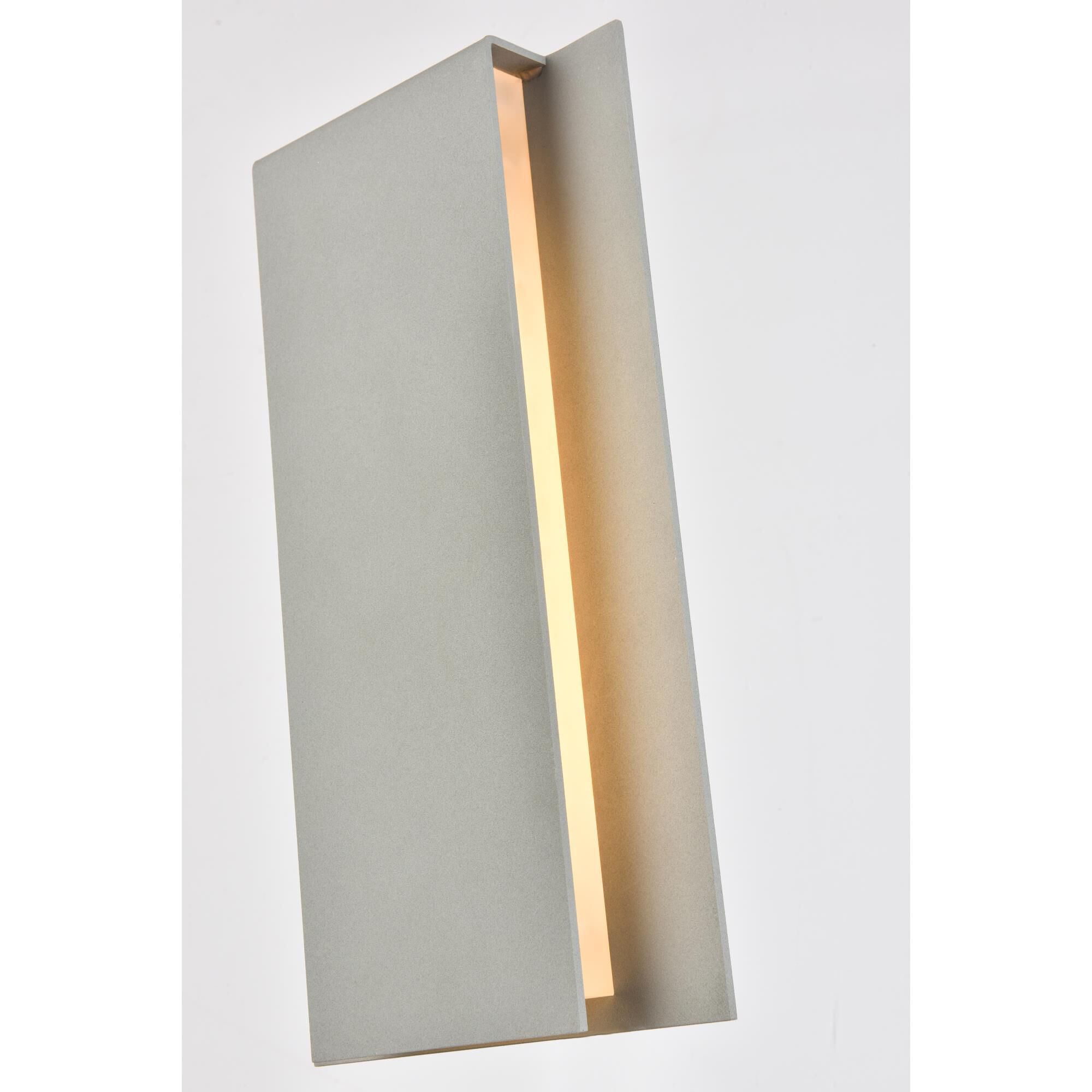 Elegant Lighting Raine 12 Inch Tall LED Outdoor Wall Light