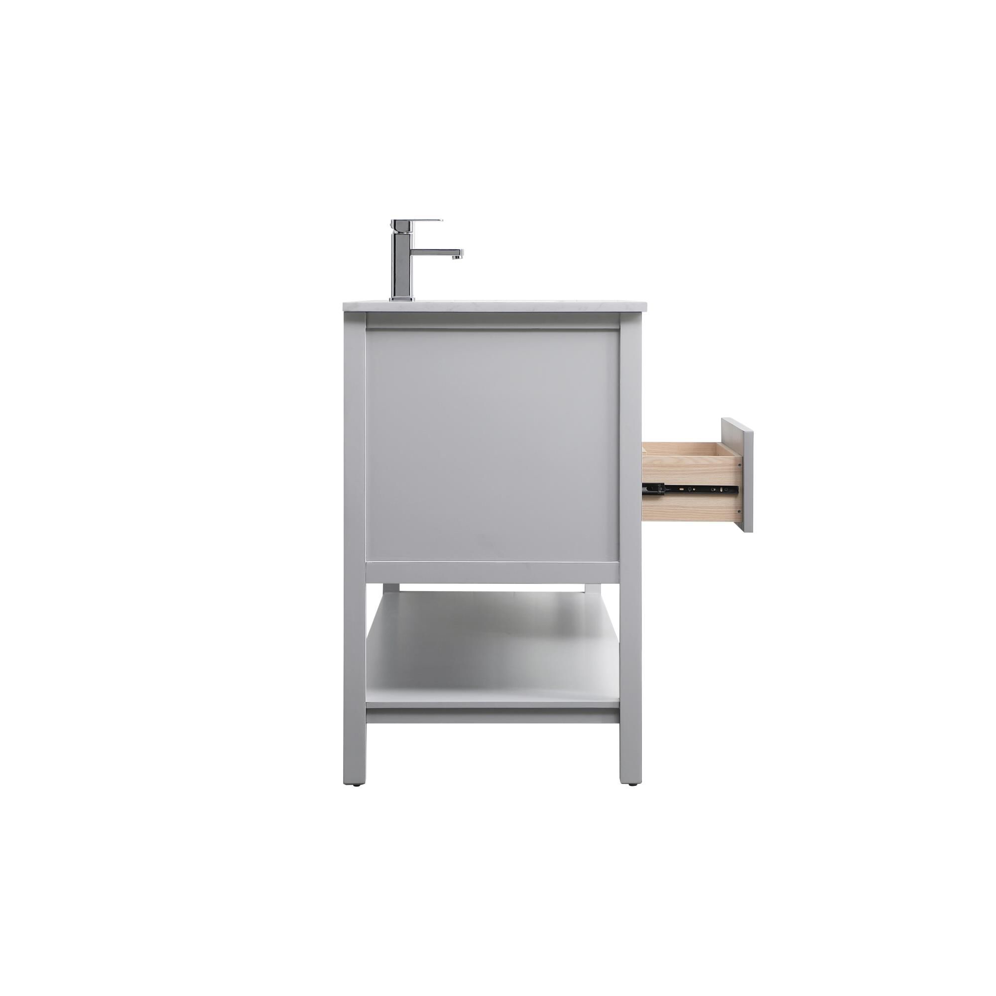 Shown in Grey finish