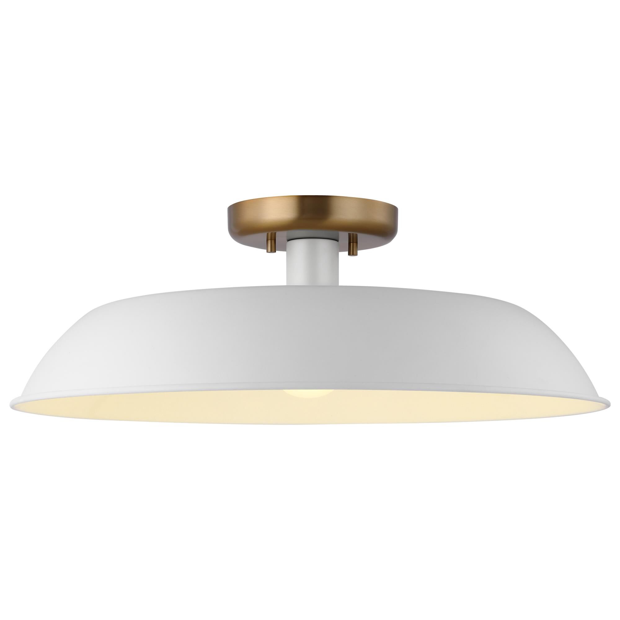 Colony 19 Inch 1 Light Semi Flush Mount by Nuvo Lighting