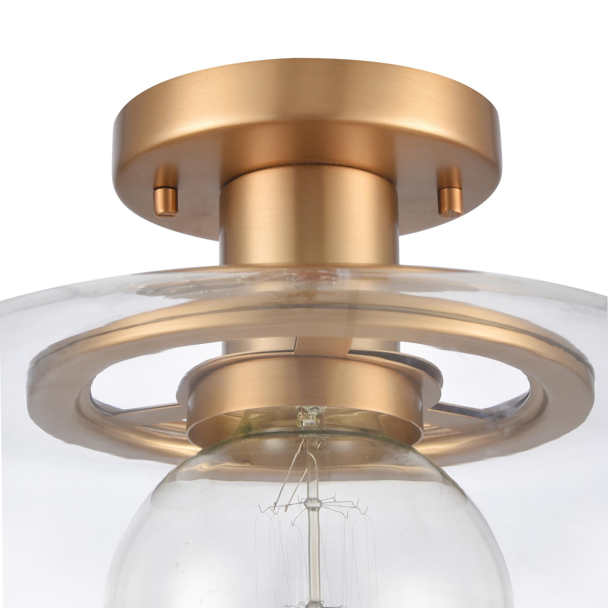 Clement 13 Inch 1 Light Semi Flush Mount by ELK Lighting