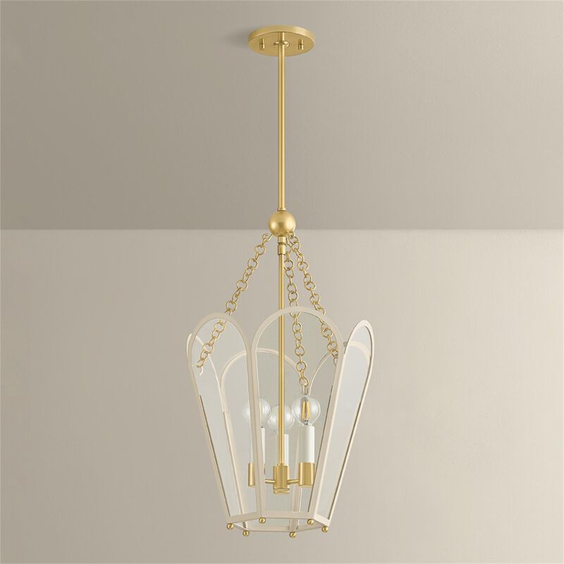 Clarisse Small Lantern Pendant by Mitzi