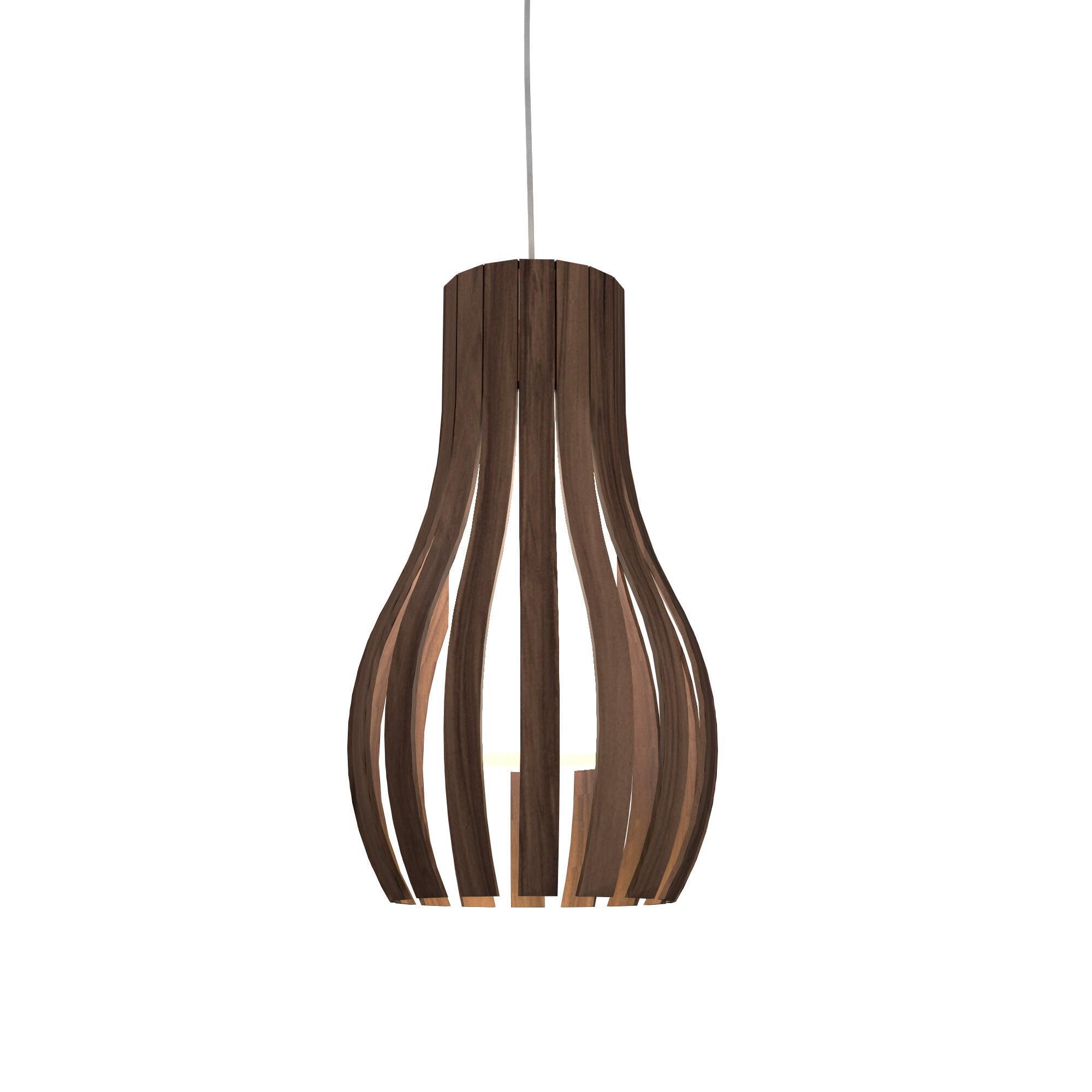 Shown in American Walnut finish and Raw Cotton shade