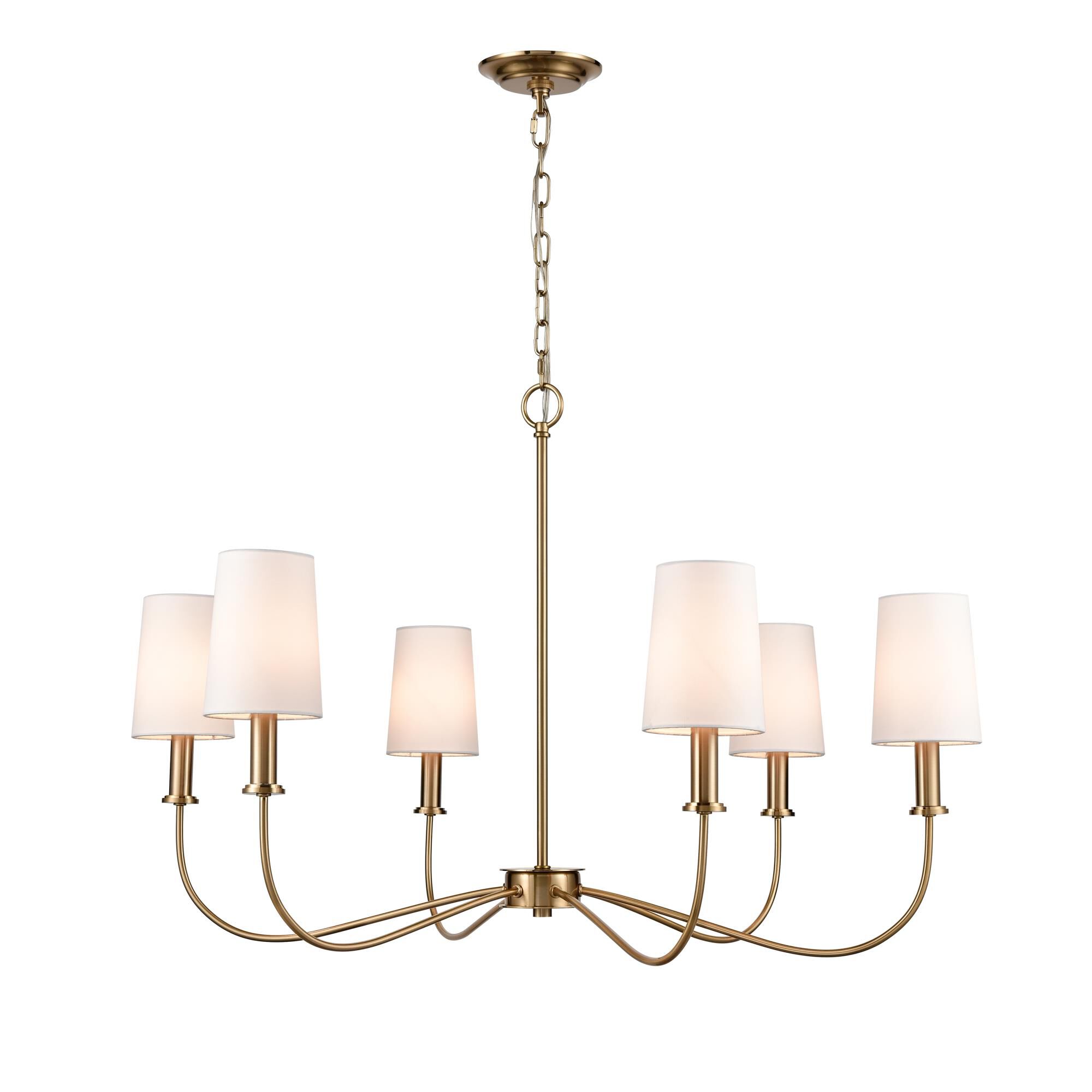 West Point 36 Inch 6 Light Chandelier by ELK Home