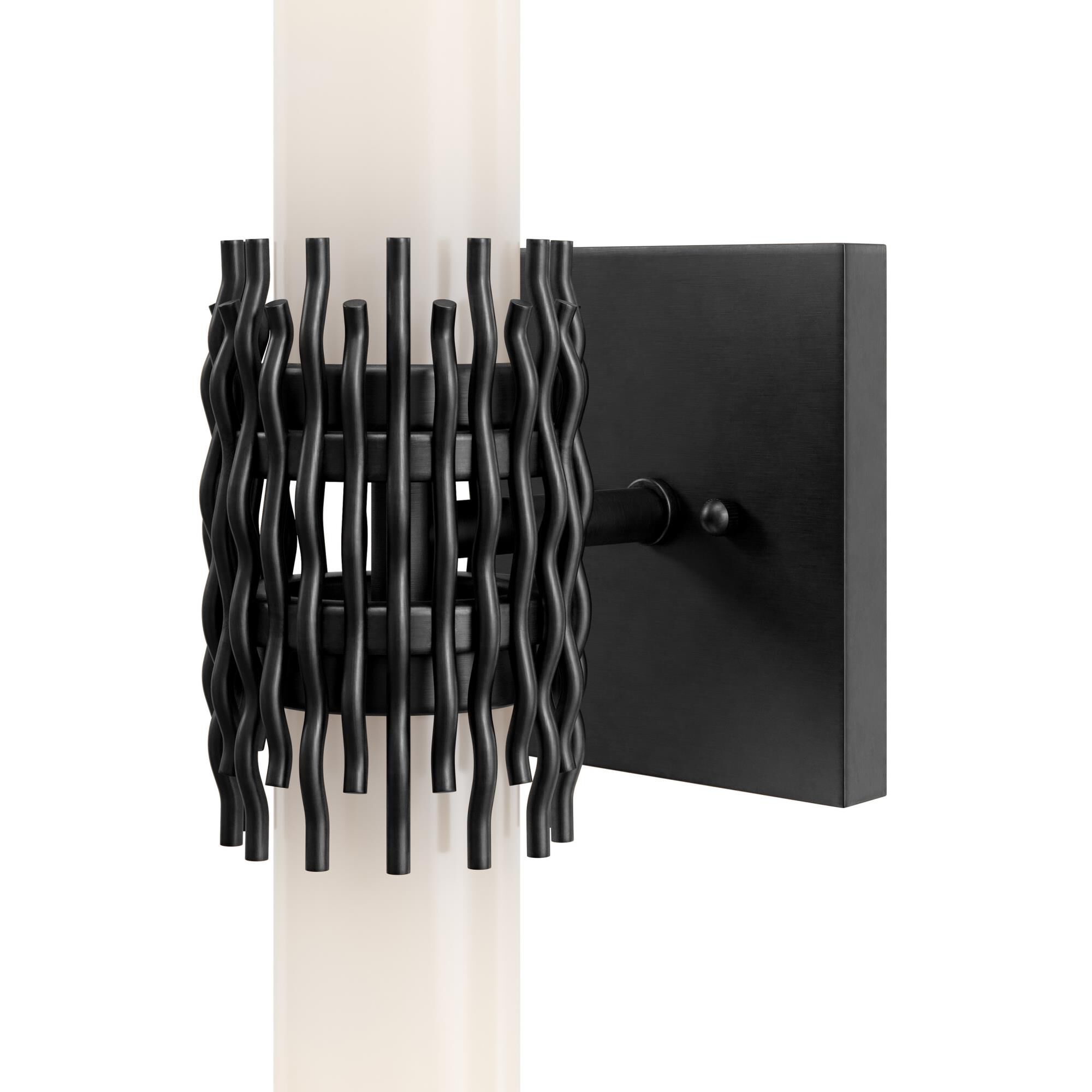 Shown in Opaque White and Oil Rubbed Bronze finish
