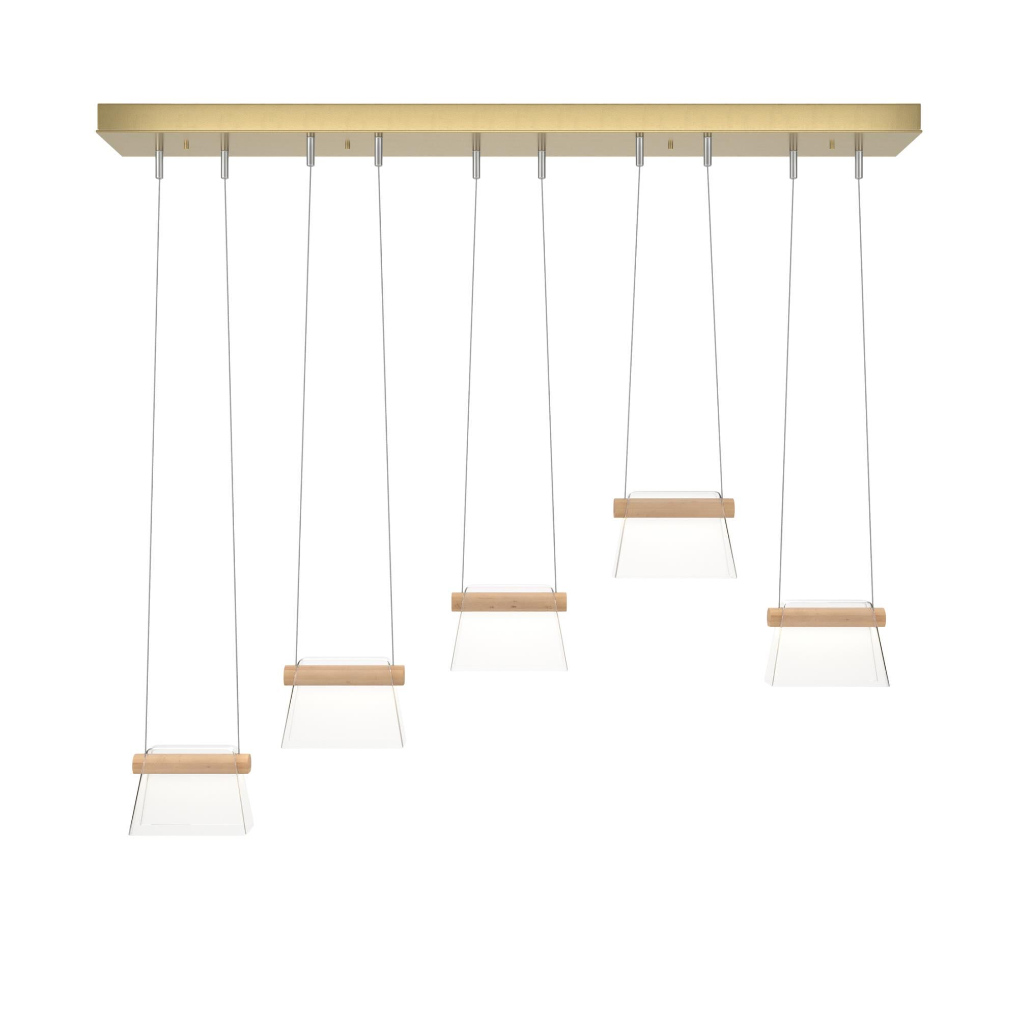 Hubbardton Forge More Cowbell 40 Inch LED Linear Suspension Light