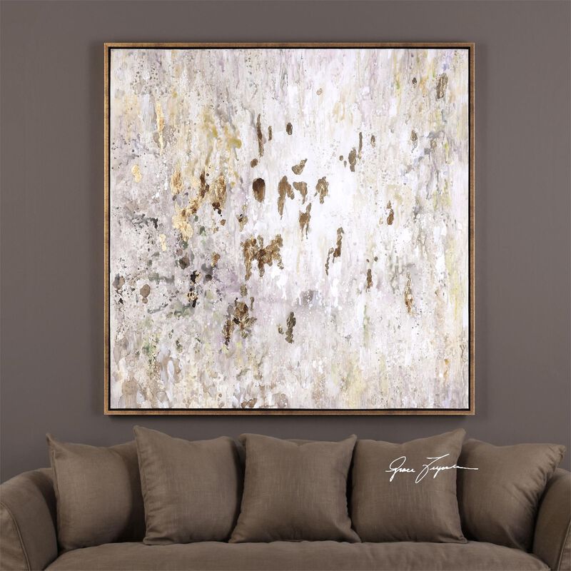 Golden Raindrops Painting by Uttermost