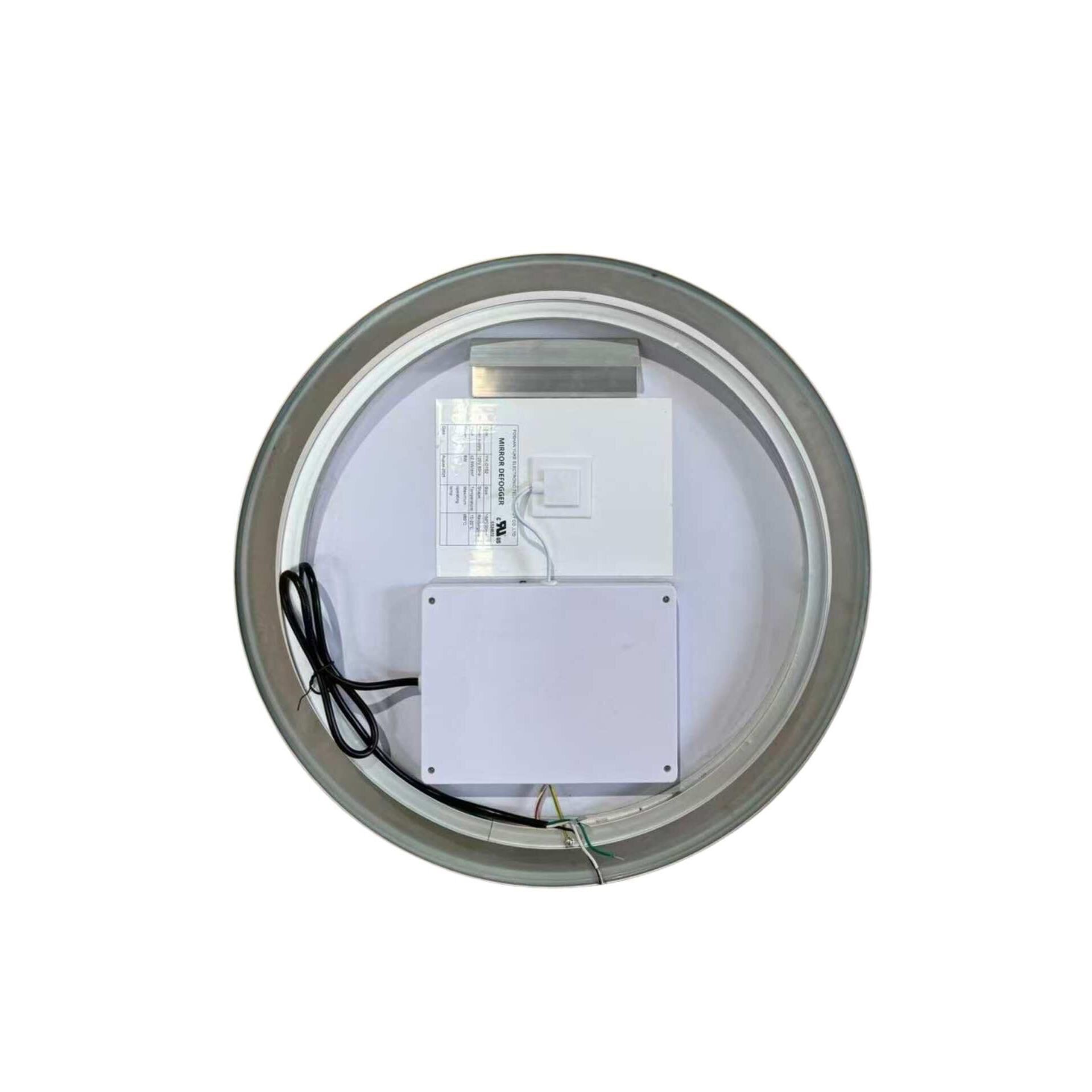 Harmoni 21 Inch Round LED Lighted Mirror by Elegant Decor