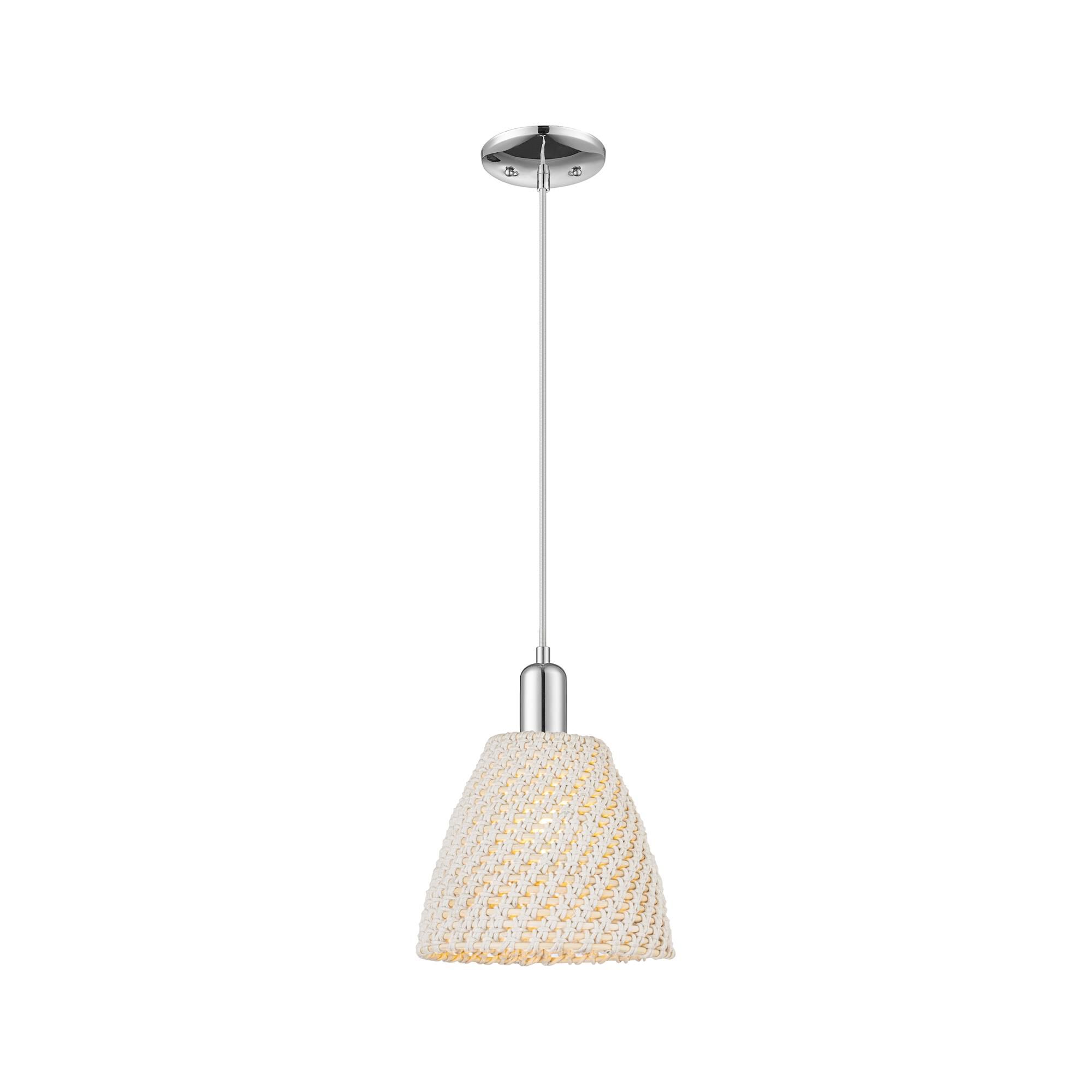 Shown in Polished Chrome finish and Natural shade