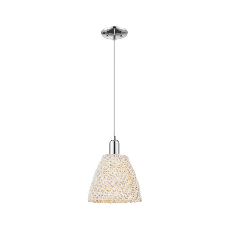 Bruno Marashlian Natural Ballston Dome 9 Inch Mini Pendant by Innovations Lighting
