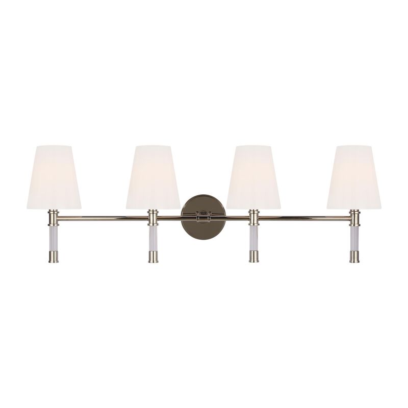 Chapman & Myers Hanover 34 Inch 4 Light Bath Vanity Light by Visual Comfort Studio