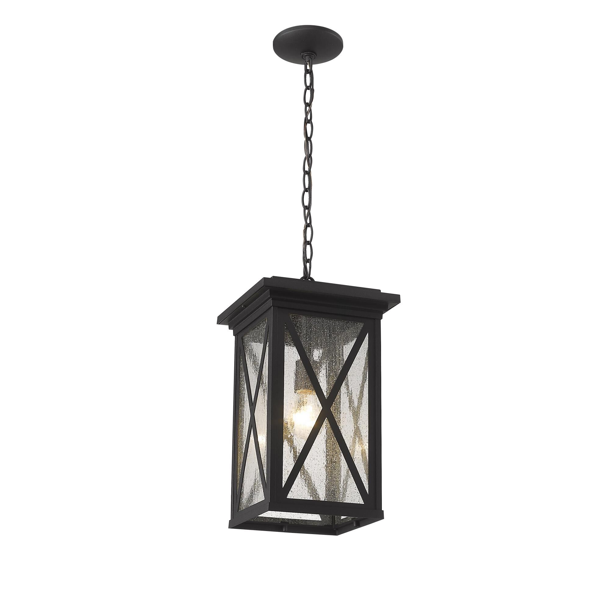 Z-Lite Brookside 17 Inch Tall Outdoor Hanging Lantern