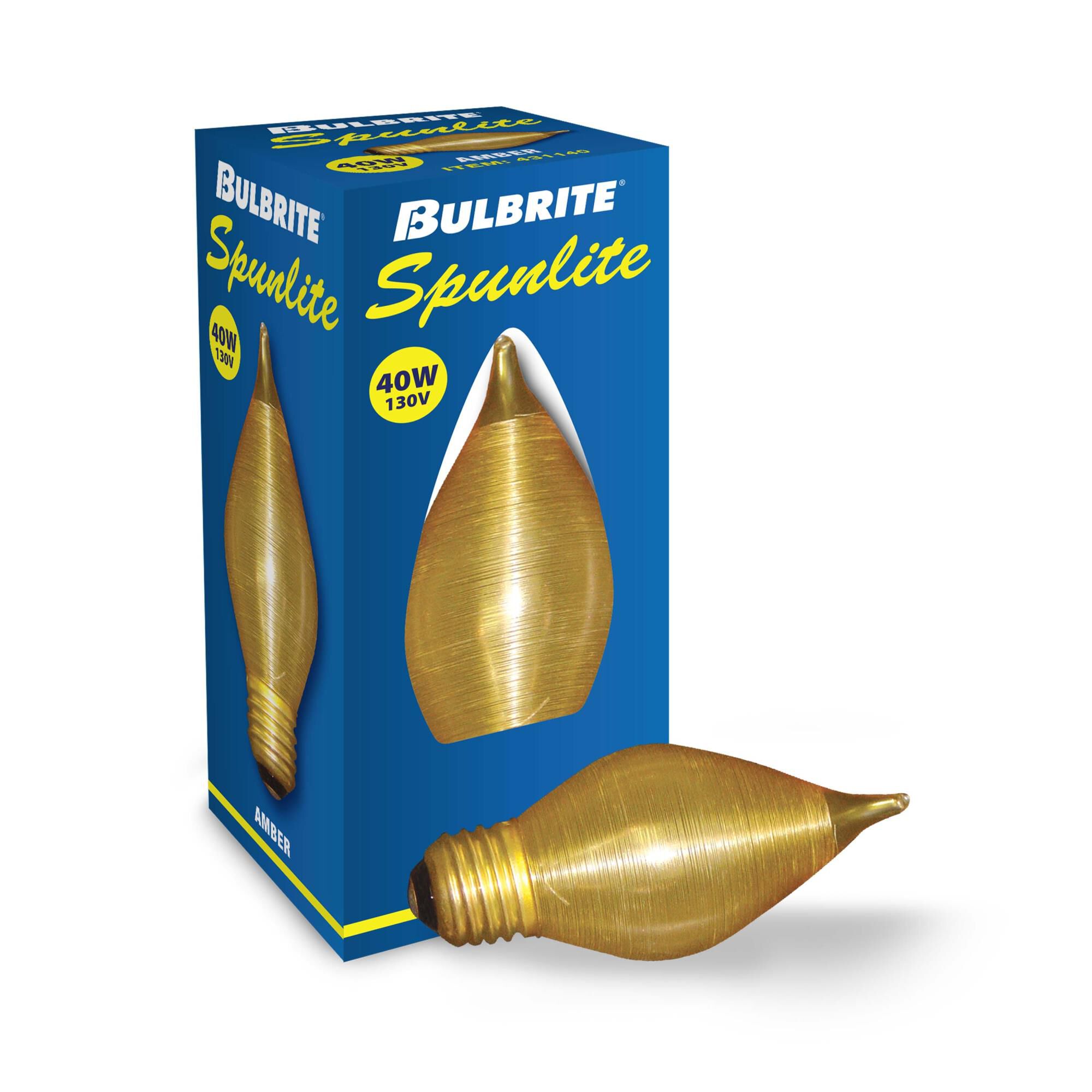 40 Watt 0K C15 Incandescent Light Bulb by Bulbrite