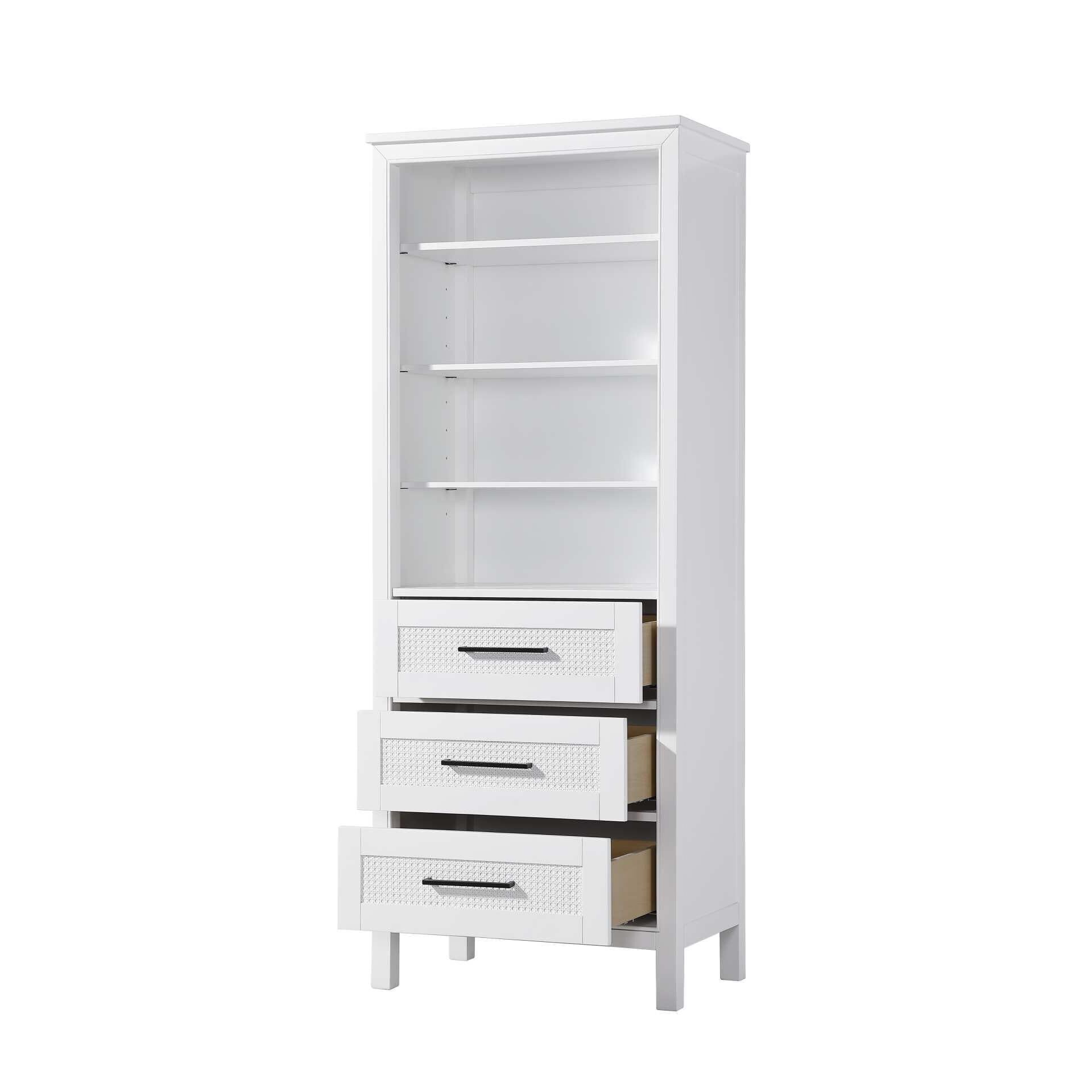 Shown in White finish