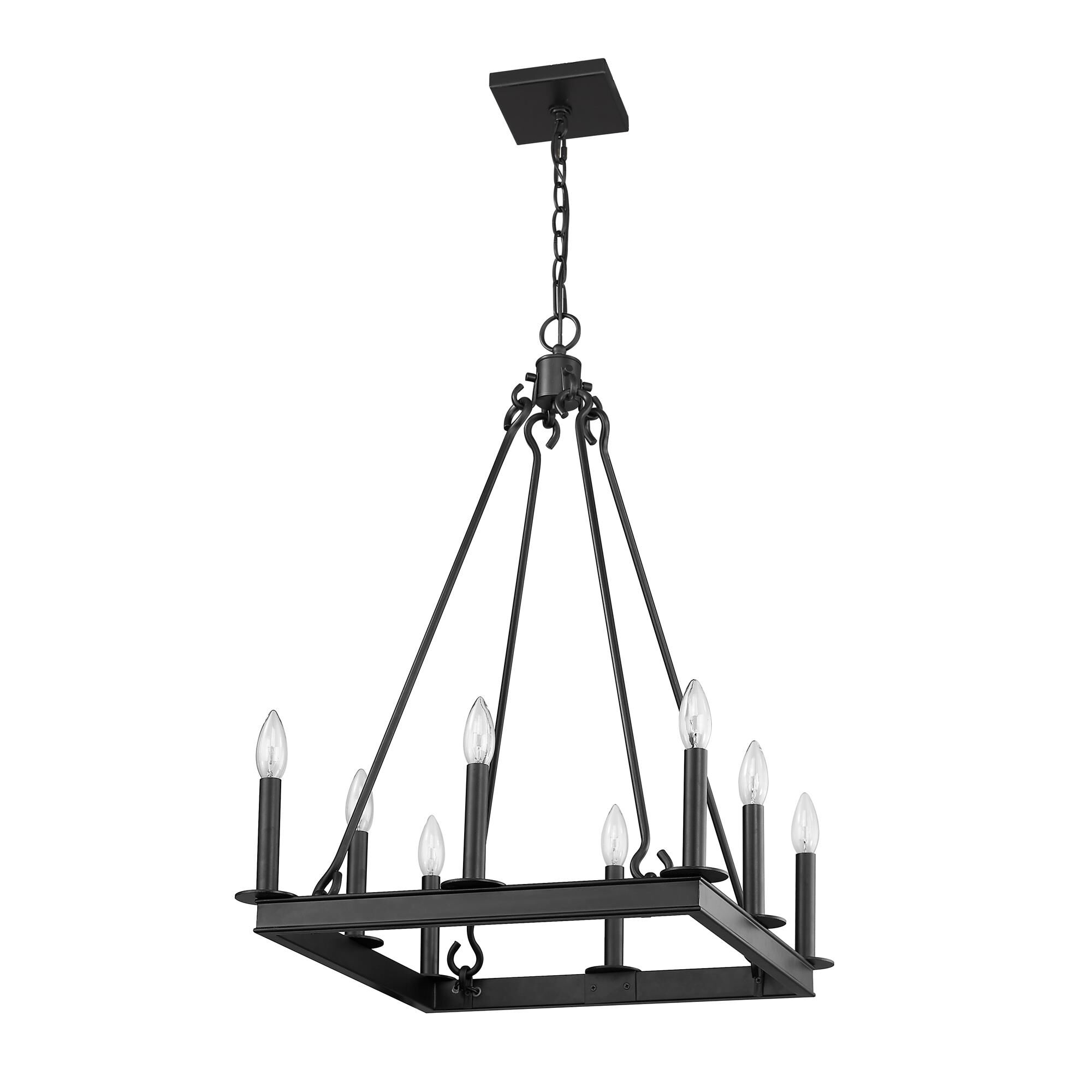 Shown in Matte Black finish and --- glass and --- shade