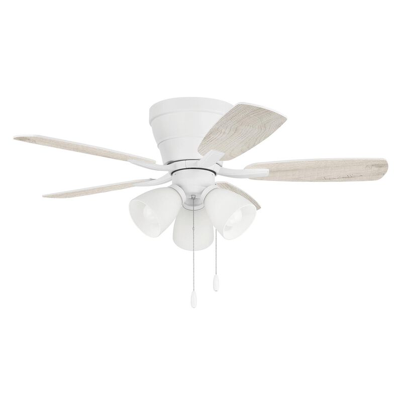 Wheeler 42 3-Light 42 Inch Flush Mount Fan with Light Kit by Craftmade