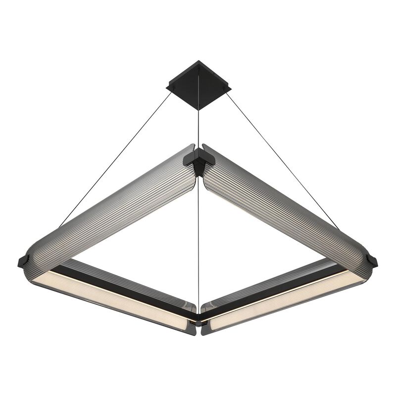 Neoness 34 Inch 4 Light Chandelier by Eurofase Lighting