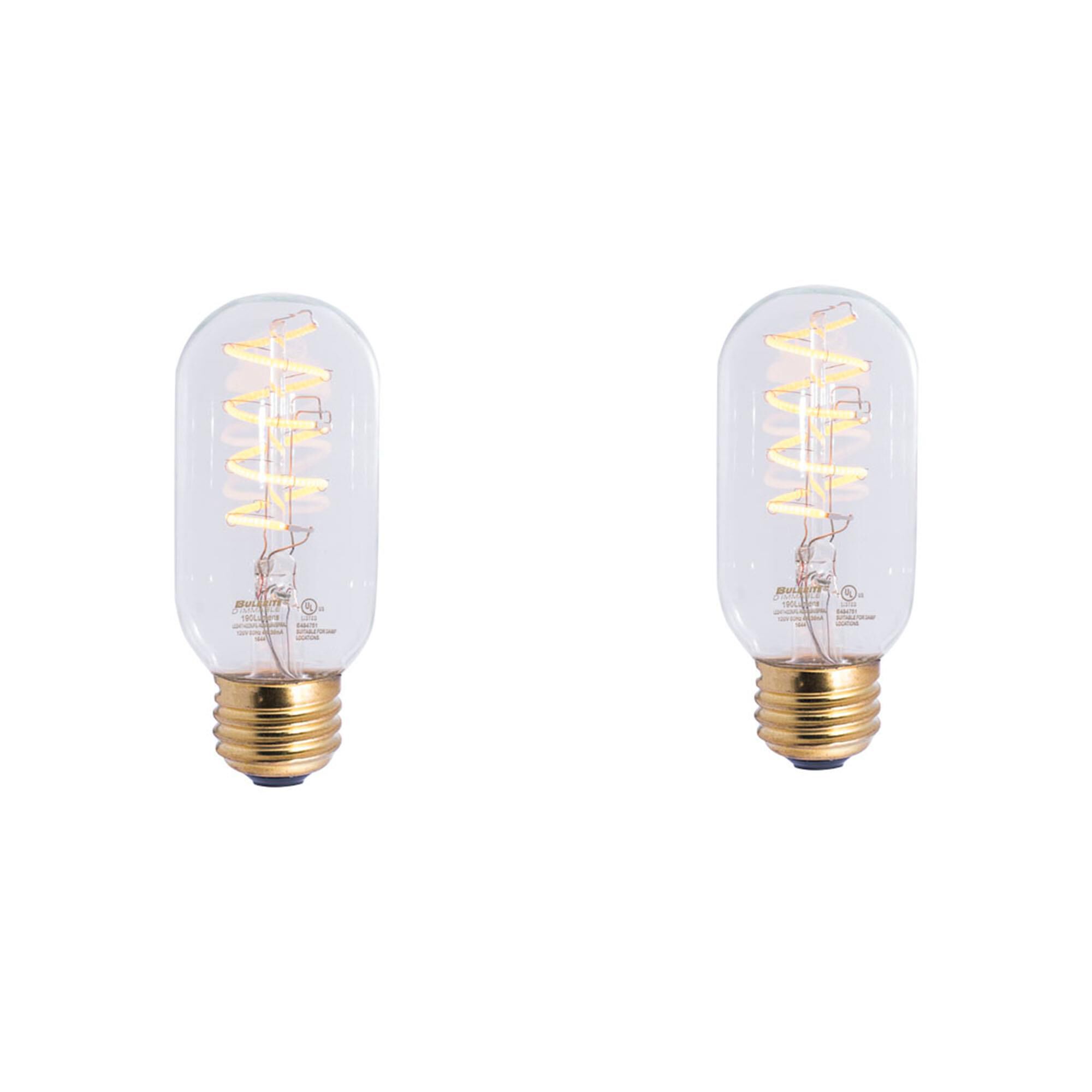 Dimmable 4 Watt 2200K T14 LED Light Bulb by Bulbrite